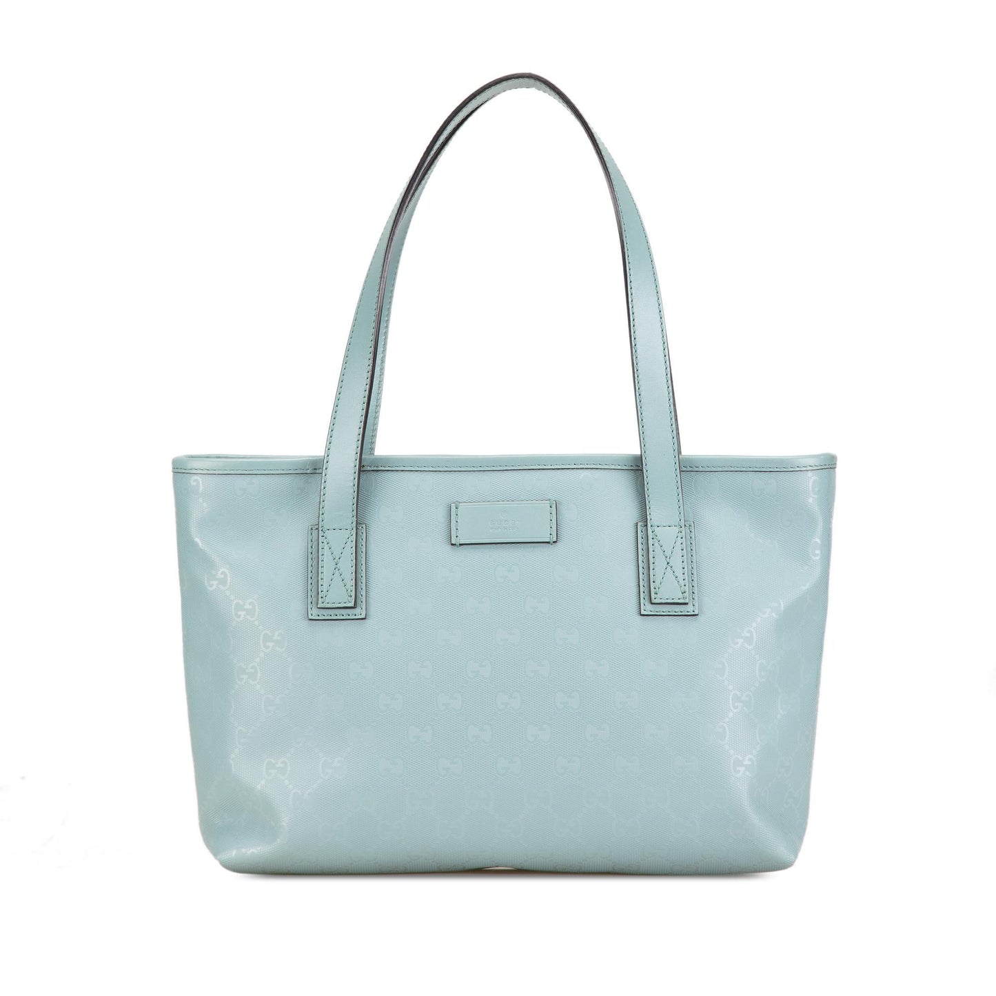 Gucci GG Imprime SHG-5dvUED Canvas Green Tote Bag
