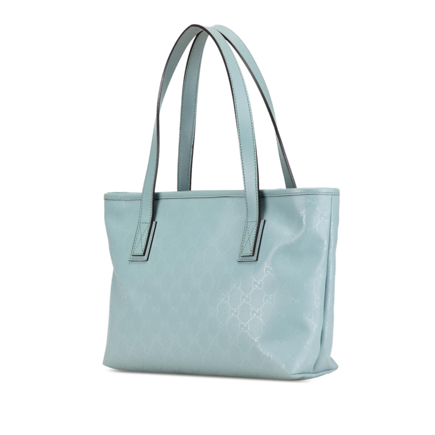 Gucci GG Imprime SHG-5dvUED Canvas Green Tote Bag