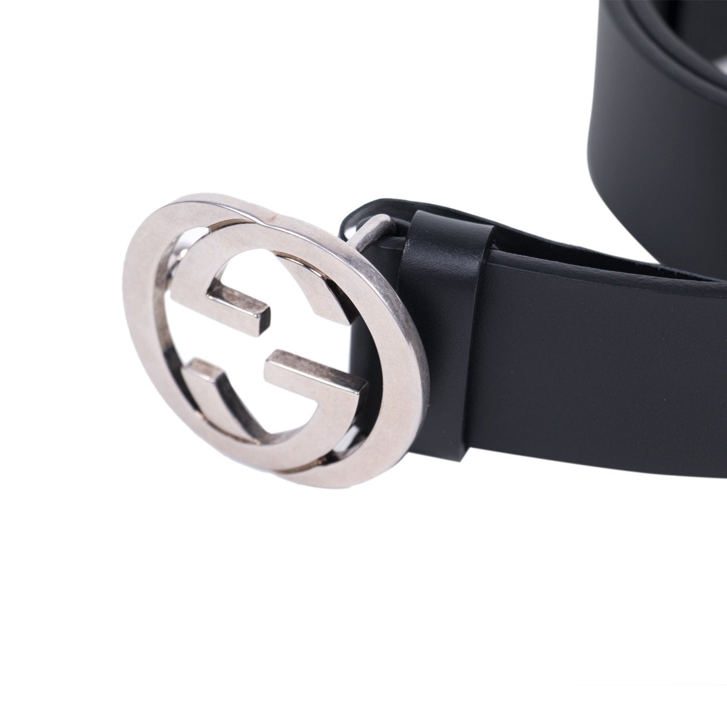 Gucci GG Interlocking Leather Belt Belt 1