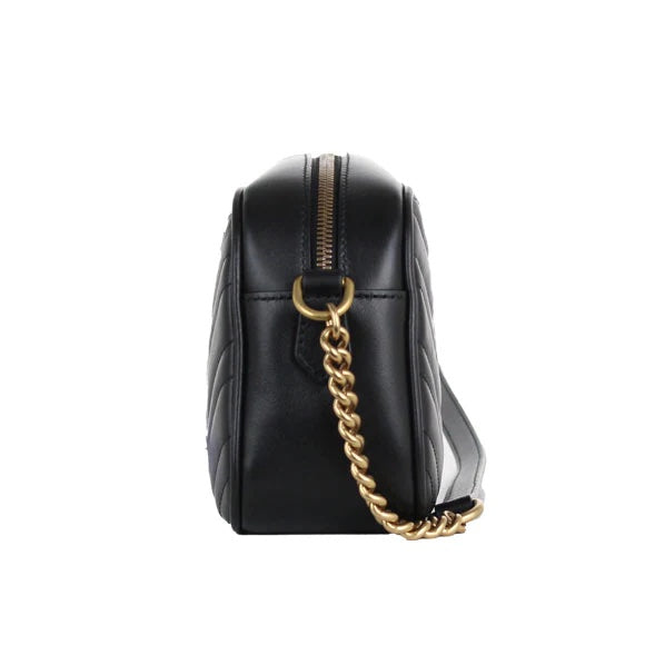 Gucci GG MARMONT MATELASSÃ CAMERA Matelasse Small Crossbody Bag