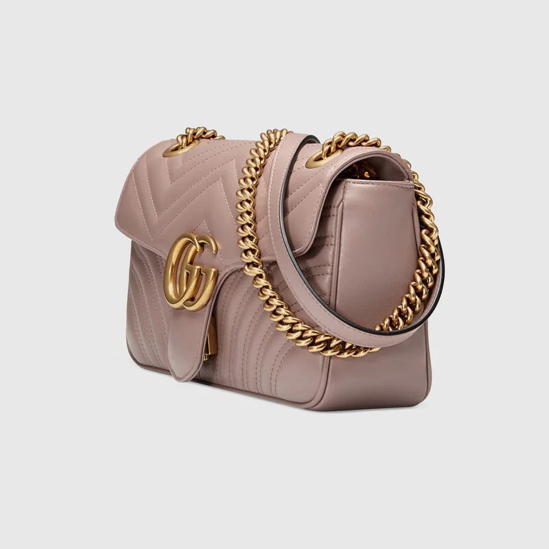 Gucci GG MARMONT MATELASSÃ Matelasse Small Shoulder Bag
