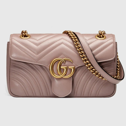 Gucci GG MARMONT MATELASSÃ Matelasse Small Shoulder Bag