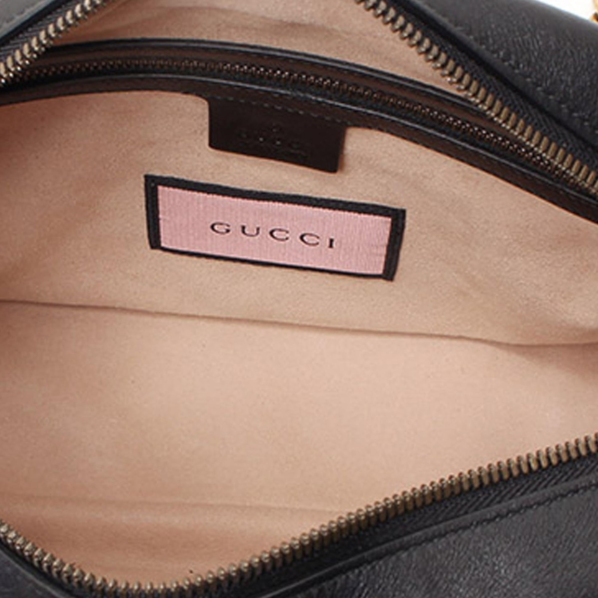 Gucci GG Marmont Ghost SHG-jsbxel Calf Black Crossbody Bag