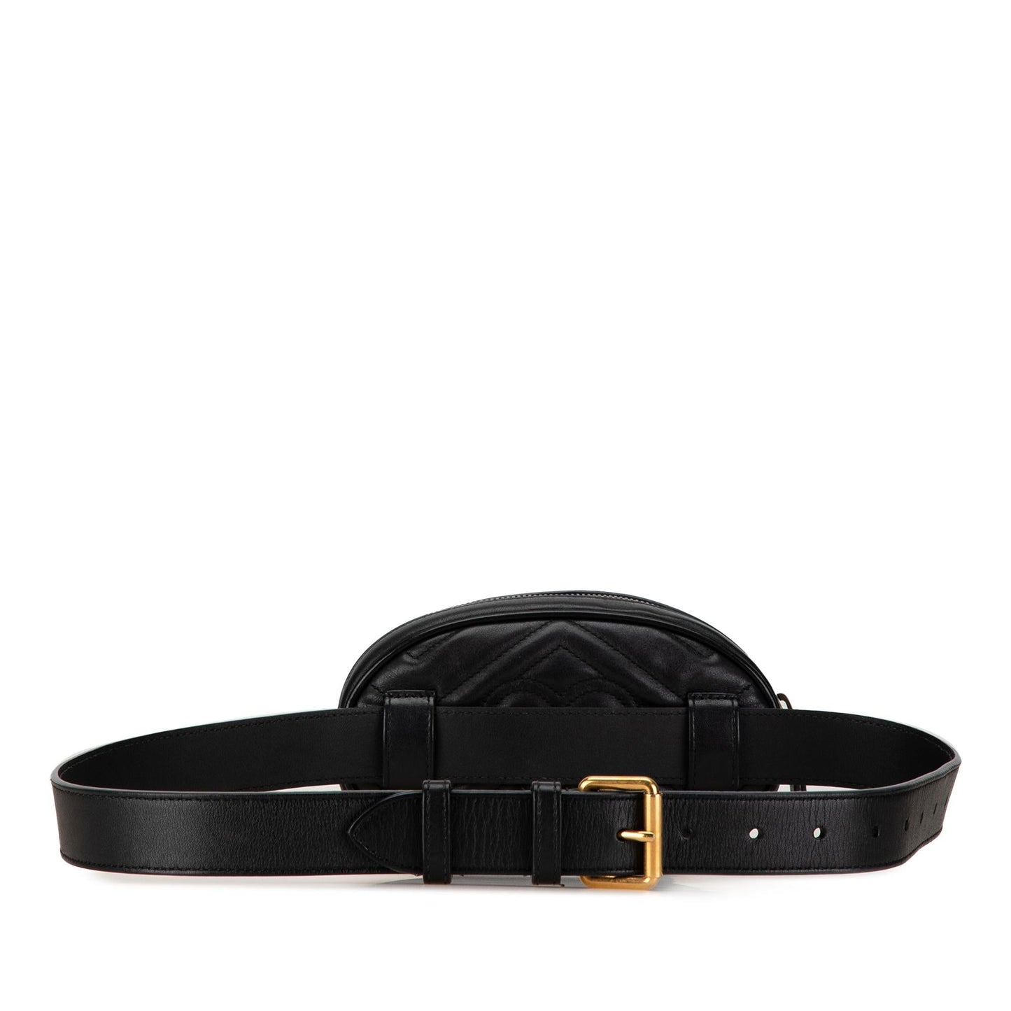 Gucci GG Marmont Belt Matelasse Leather Calf Black Accessory Bag 1