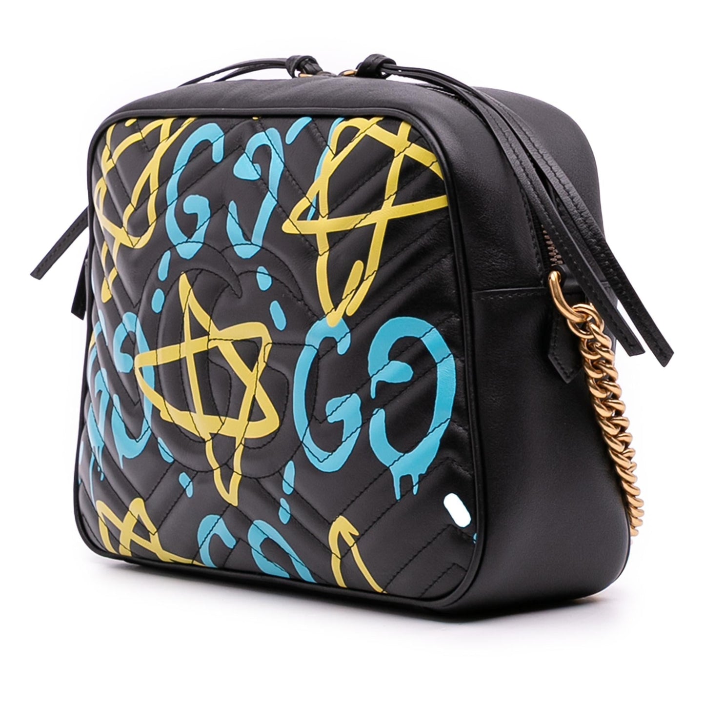 Gucci GG Marmont Ghost Matelasse Leather Crossbody Bag