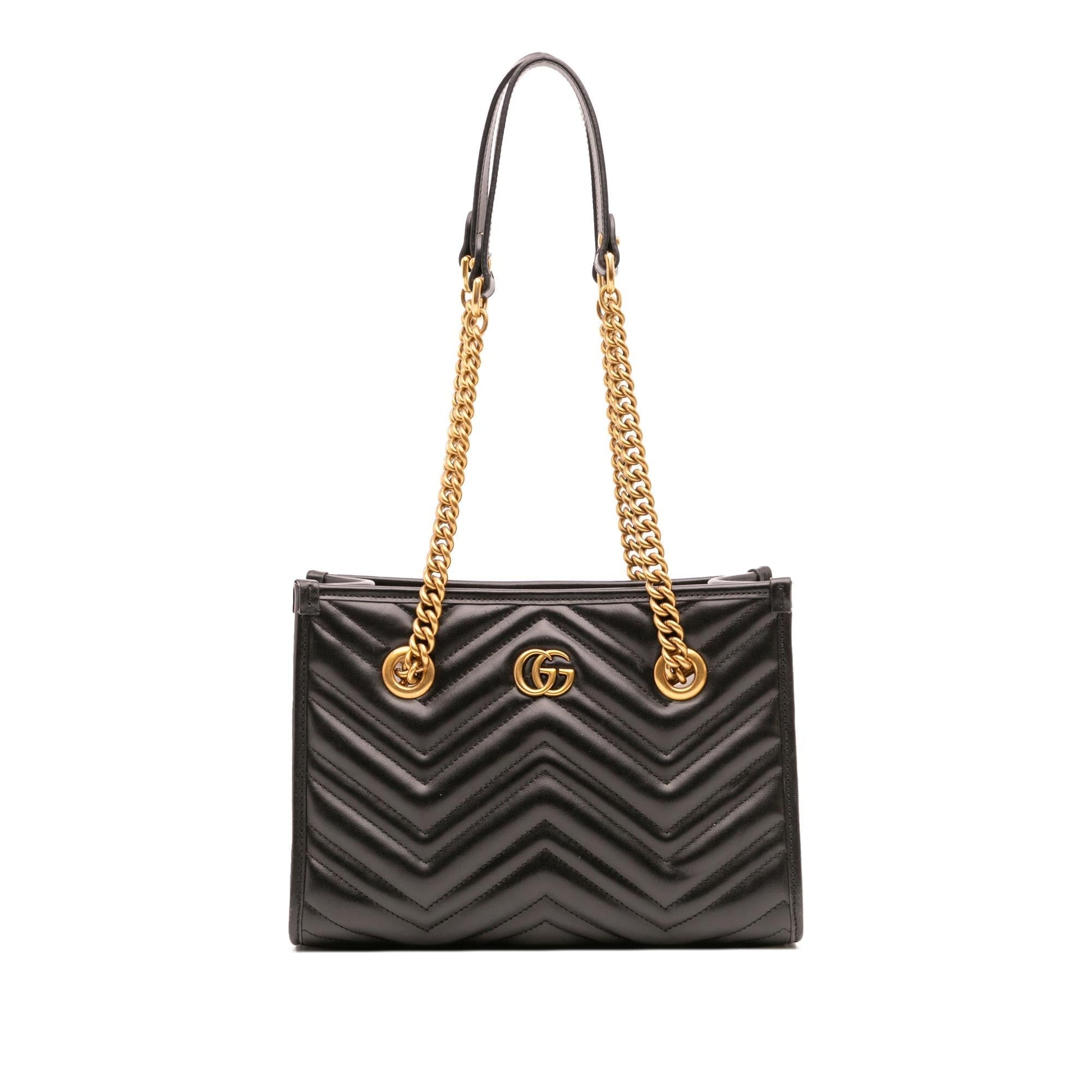 Gucci GG Marmont Matelasse Leather Tote Bag