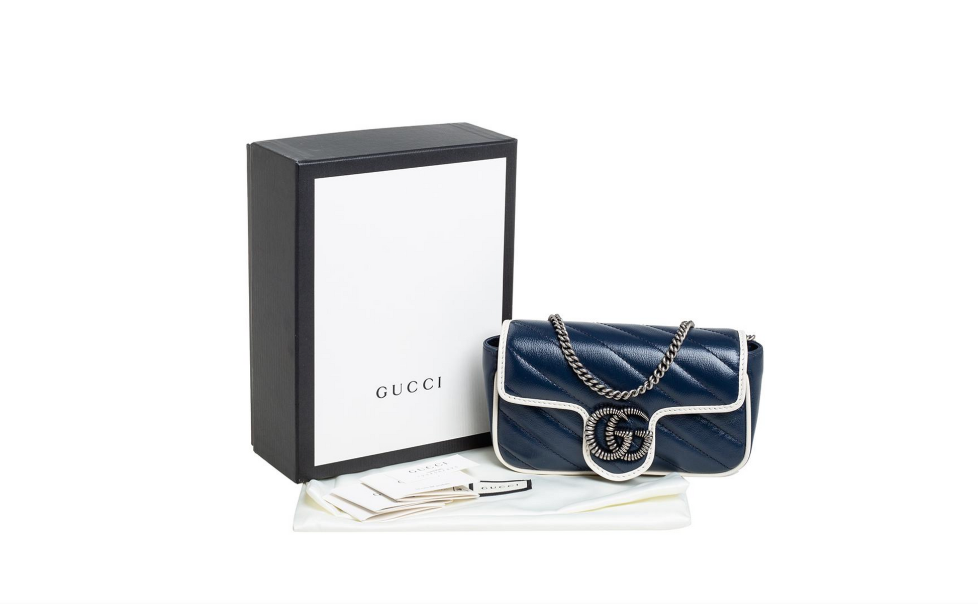 Gucci GG MARMONT TORCHON Calfskin Mini Travel Bag