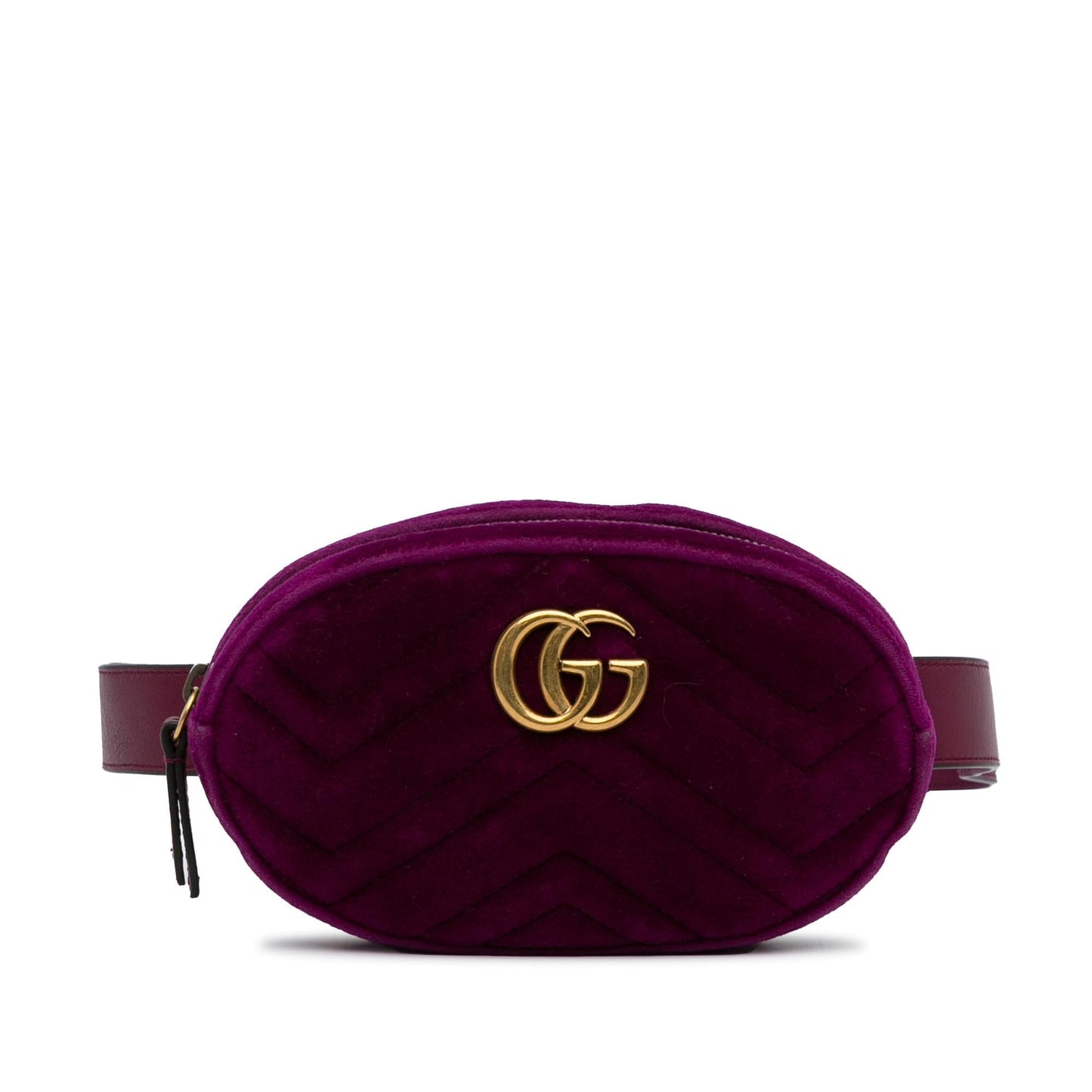 Gucci GG Marmont Velvet Belt SHG-NELUgw Calf Accessory