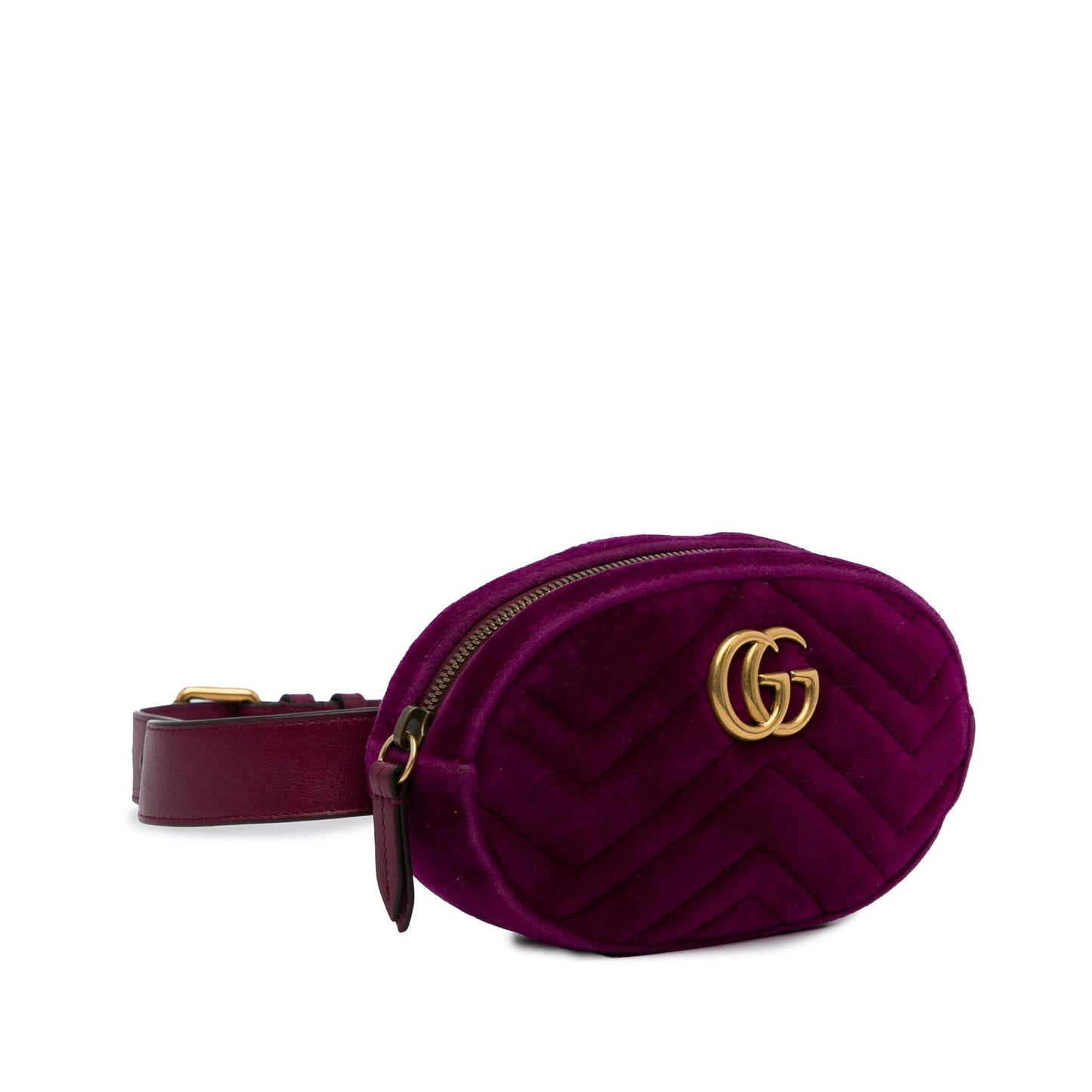 Gucci GG Marmont Velvet Belt SHG-NELUgw Calf Accessory