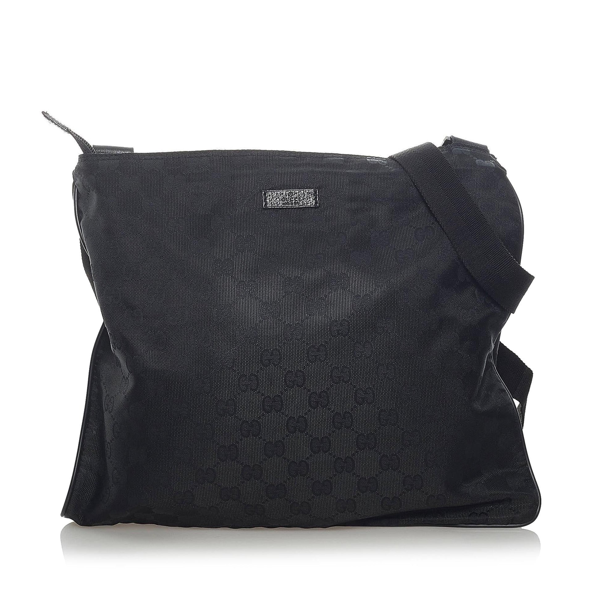 Gucci GG SHG Nylon Black Crossbody Bag