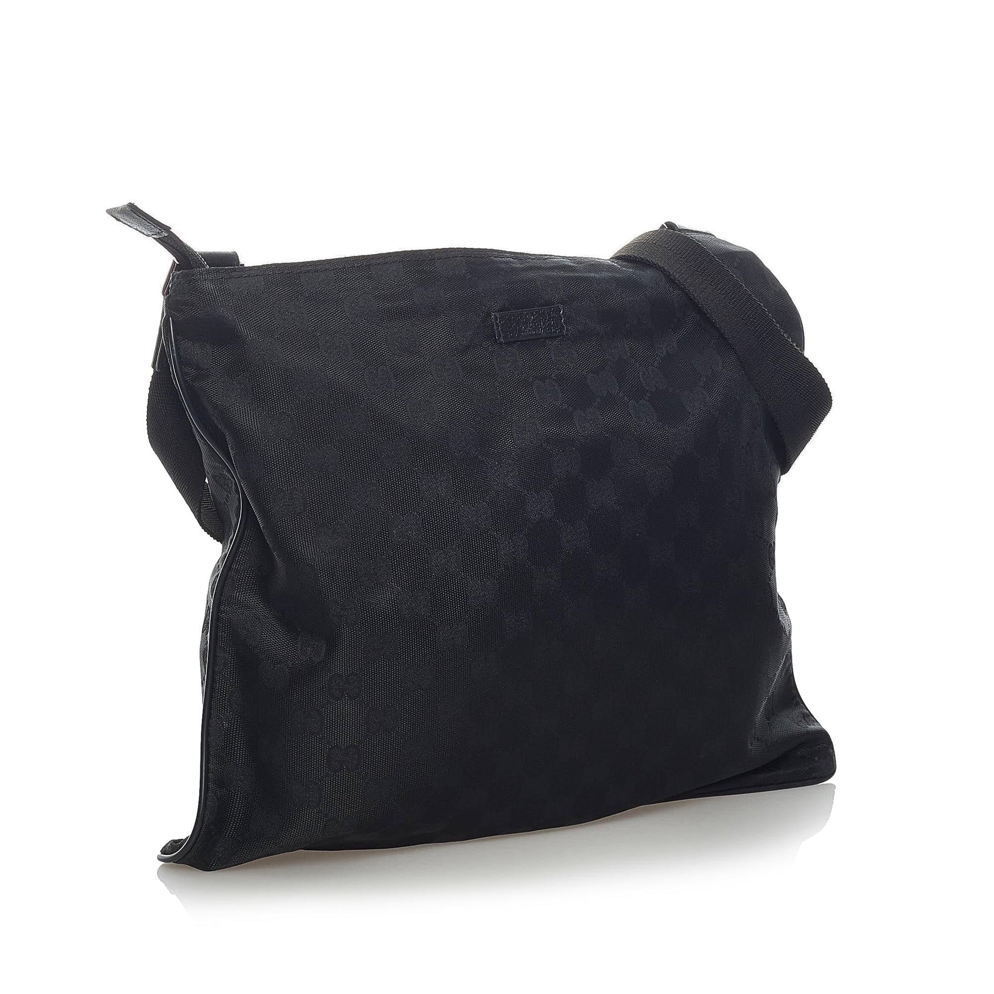 Gucci GG SHG Nylon Black Crossbody Bag