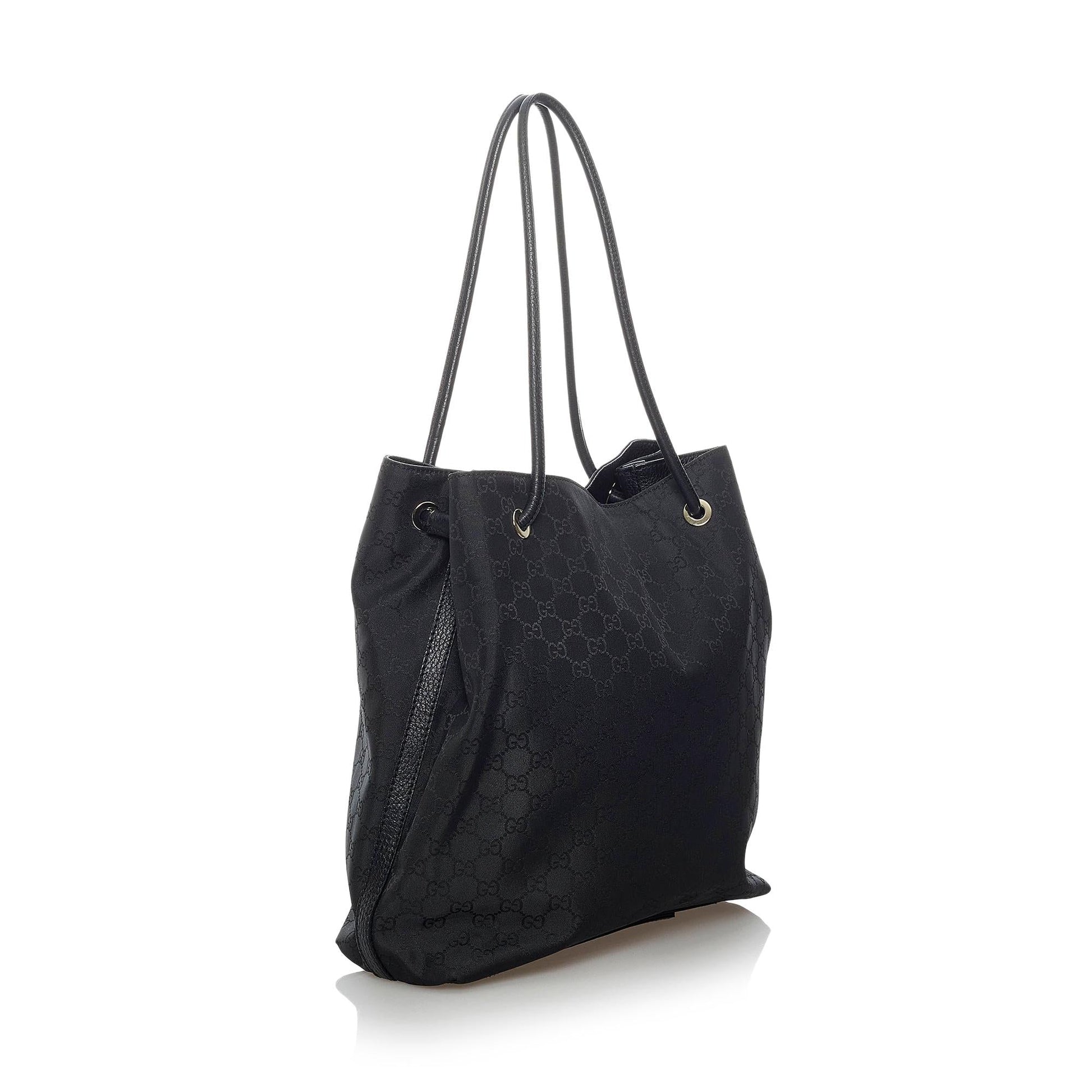 Gucci GG Gifford SHG Nylon Black Tote Bag Bag Shg