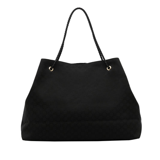 Gucci GG Gifford SHG-54g2kg Nylon Calf Black Tote Bag