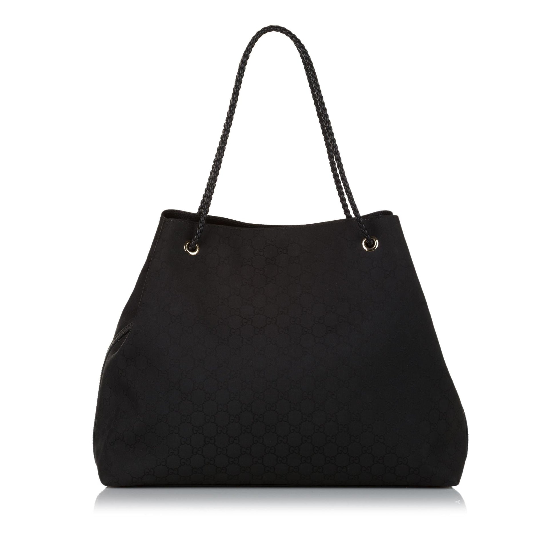 Gucci GG Gifford SHG Nylon Black Tote Bag