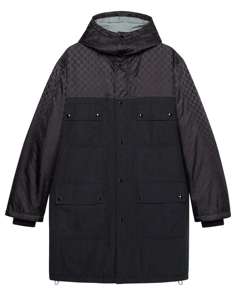 Gucci 's GG Jacket Nylon Black Large Apparel