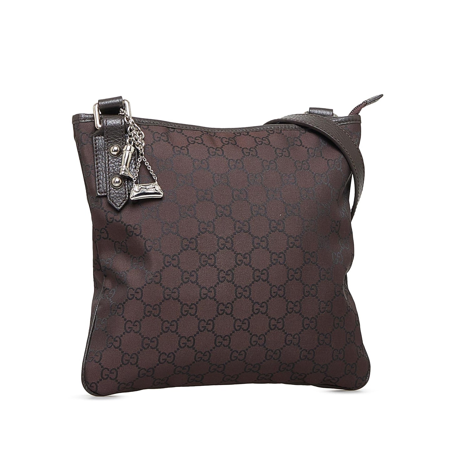 Gucci GG Jolicoeur SHG-0Osm7H Nylon Brown Crossbody Bag