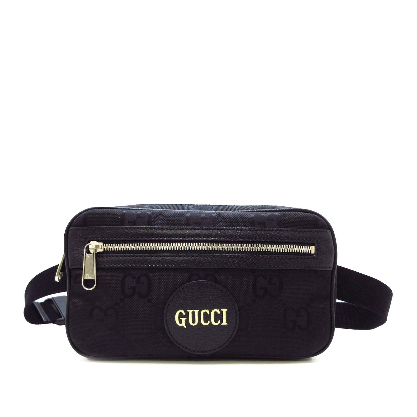 Gucci GG Off Grid Belt SHG-aritZn Nylon Calf Black Accessory