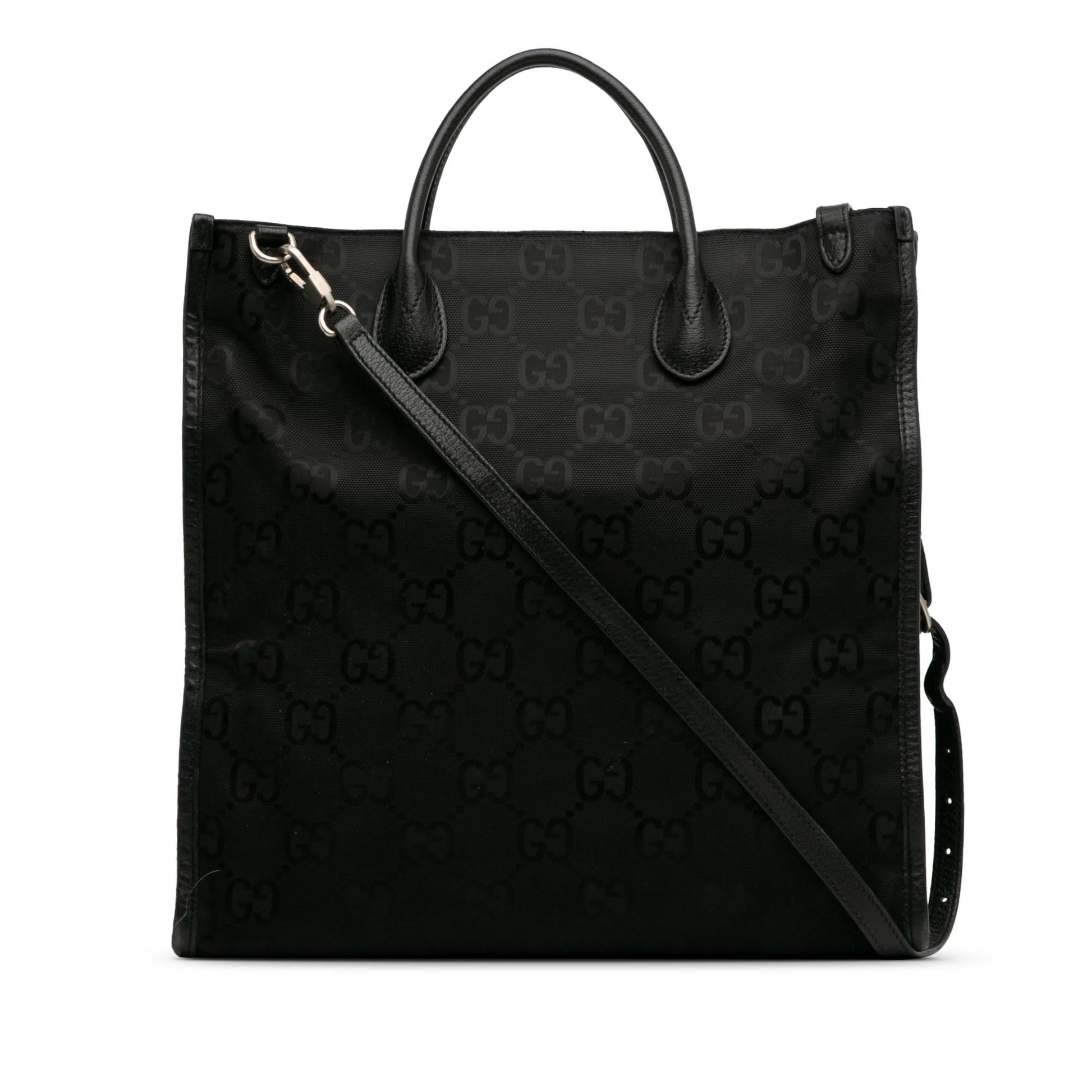 Gucci GG Off Grid SHG-KY1L0K Nylon Black Satchel Bag