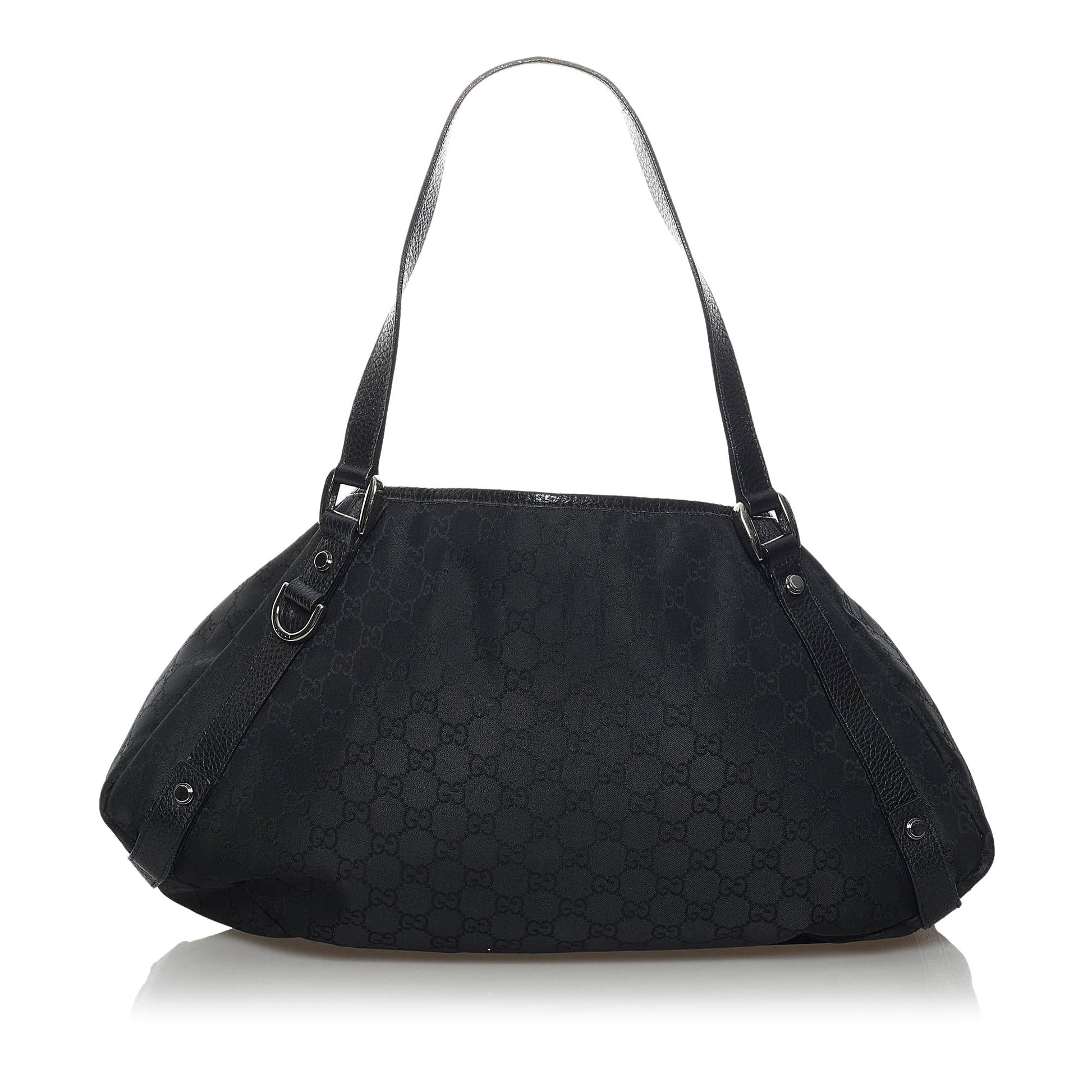Gucci GG Pelham SHG Nylon Black Tote Bag