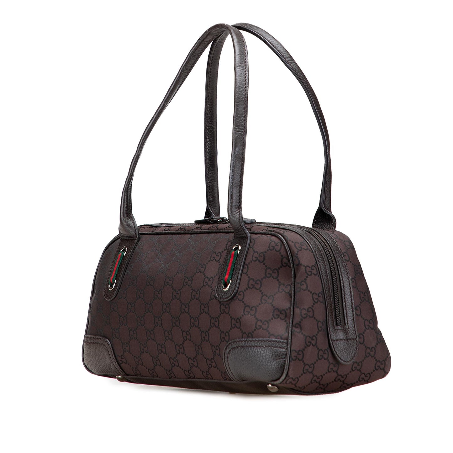 Gucci GG Princy Nylon Brown Shoulder Bag