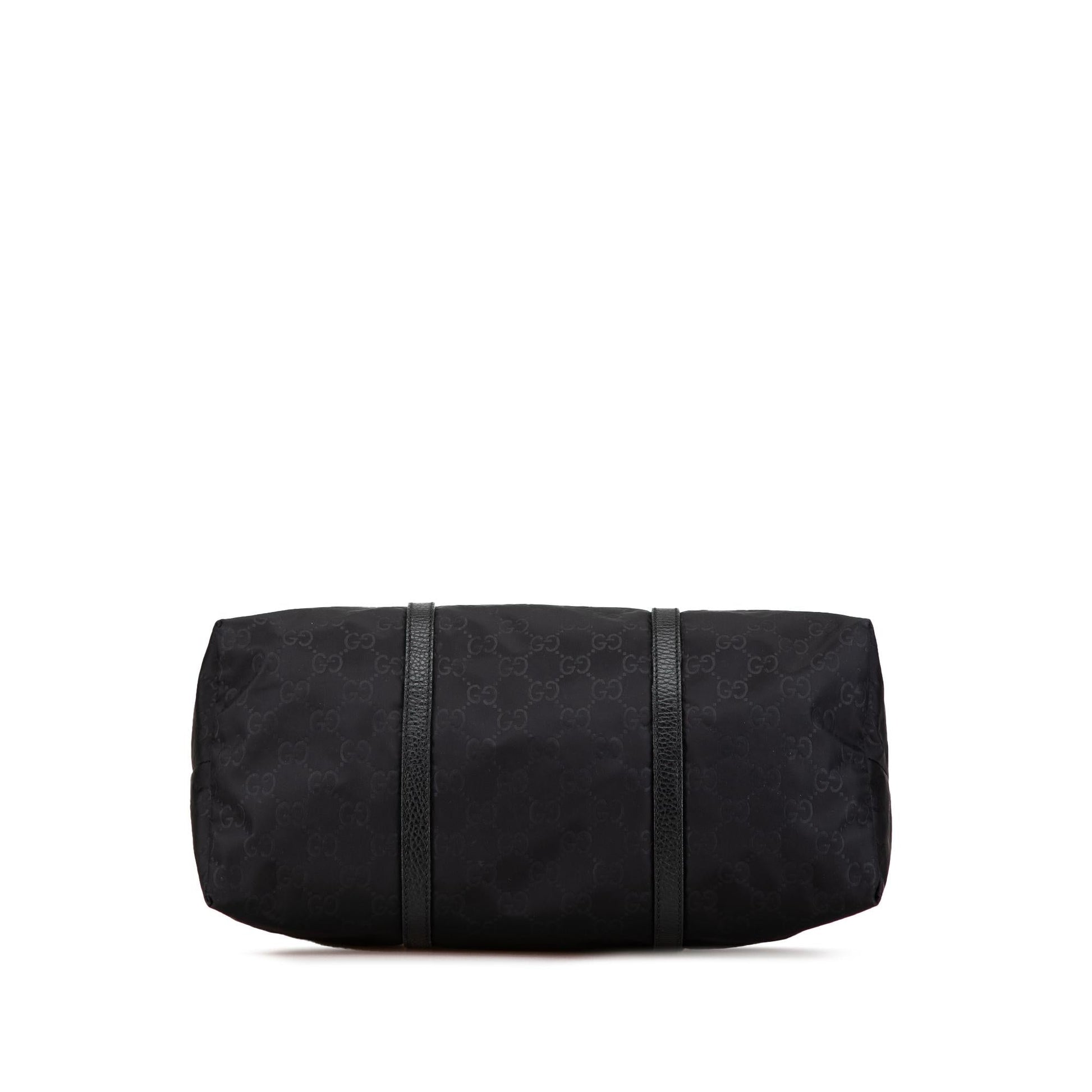 Gucci GG SHG-lAW7 Nylon Black Satchel Bag