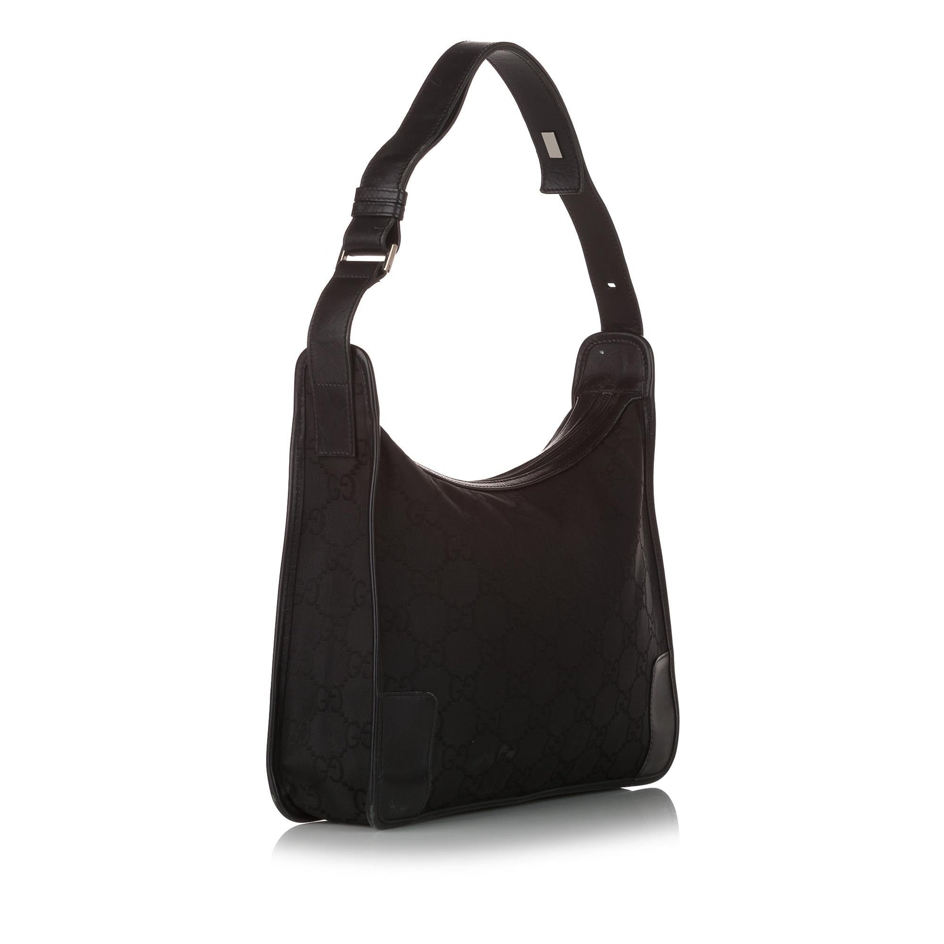 Gucci GG SHG Nylon Calf Black Shoulder Bag
