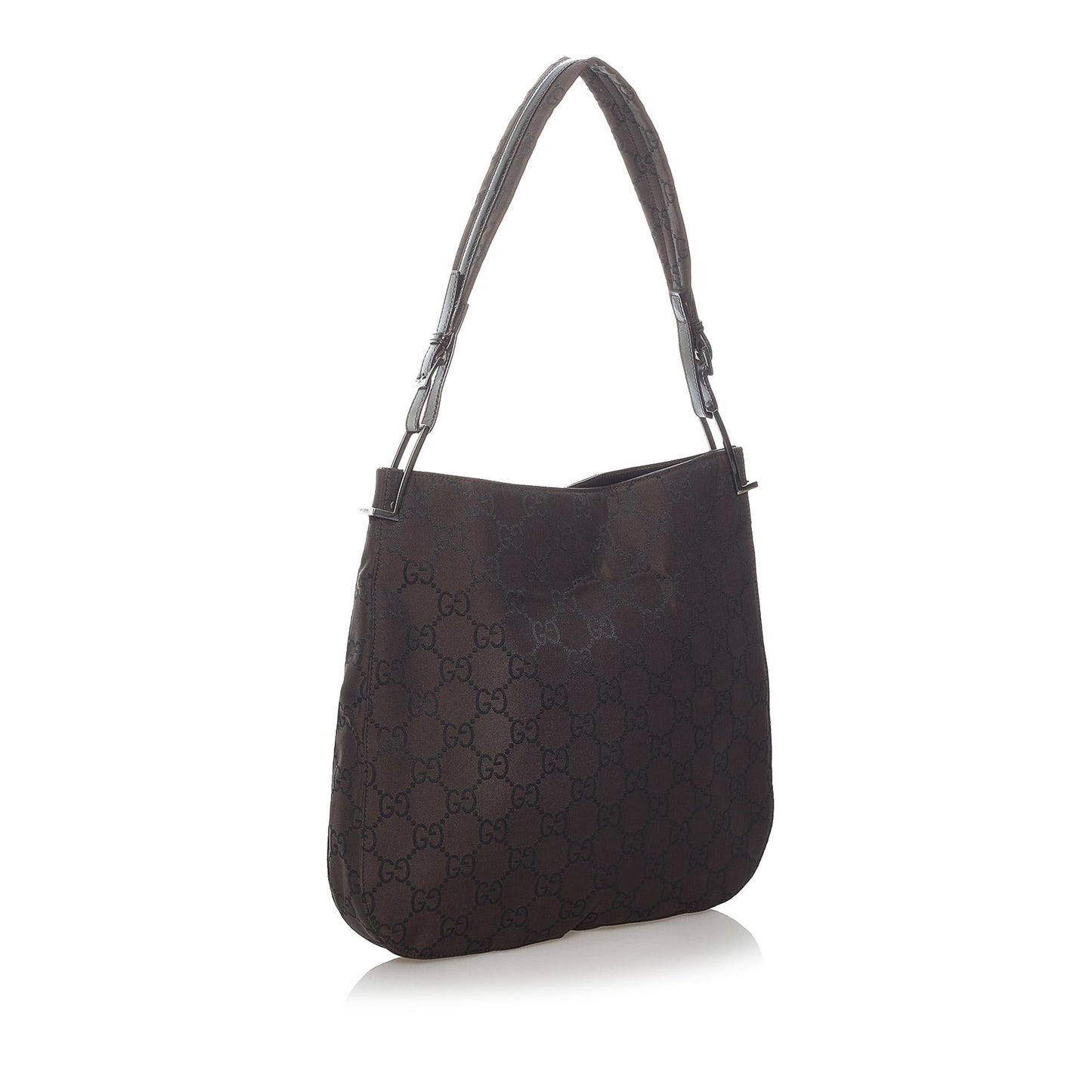 Gucci GG SHG Nylon Brown Shoulder Bag