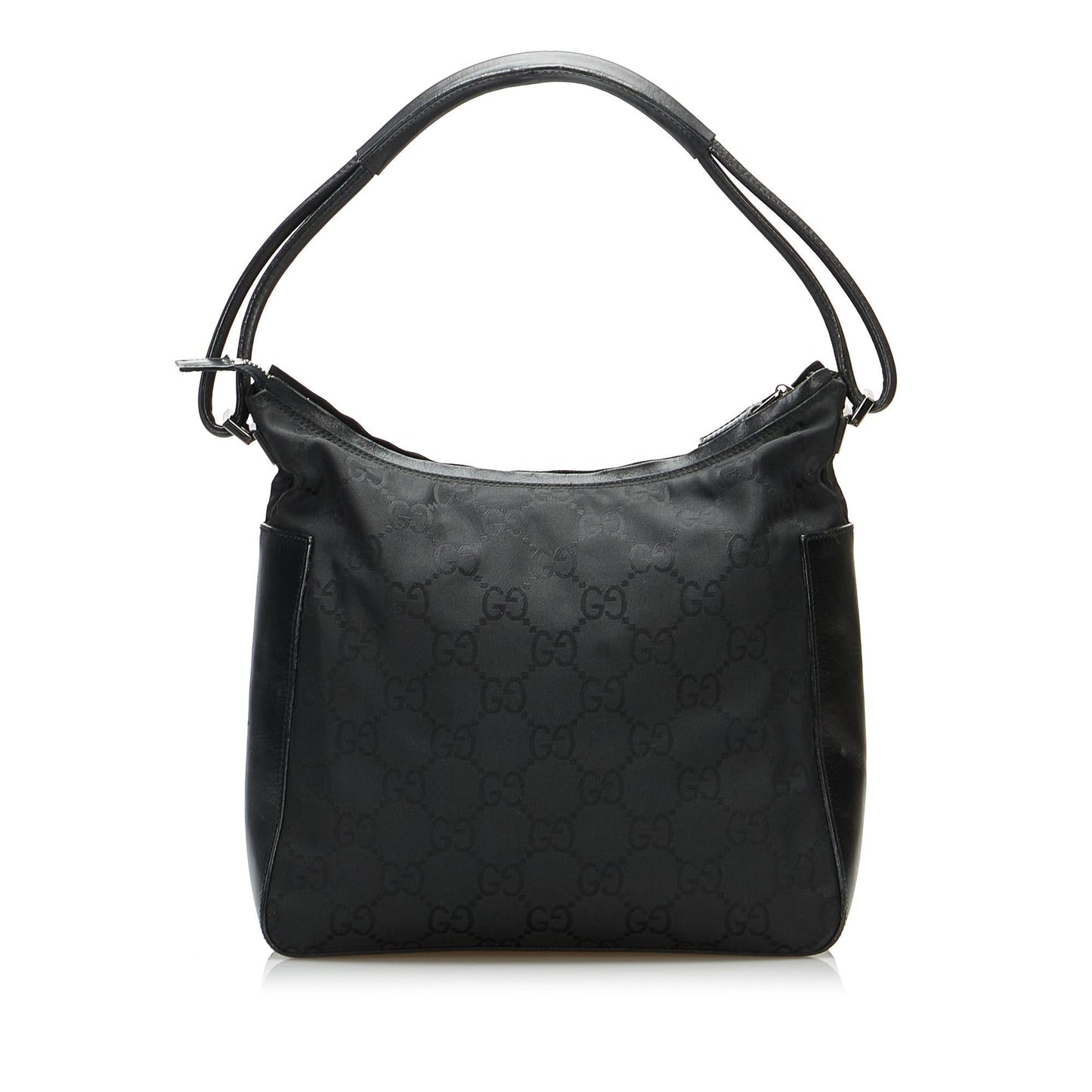 Gucci GG SHG-w7Iys7 Nylon Calf Black Shoulder Bag