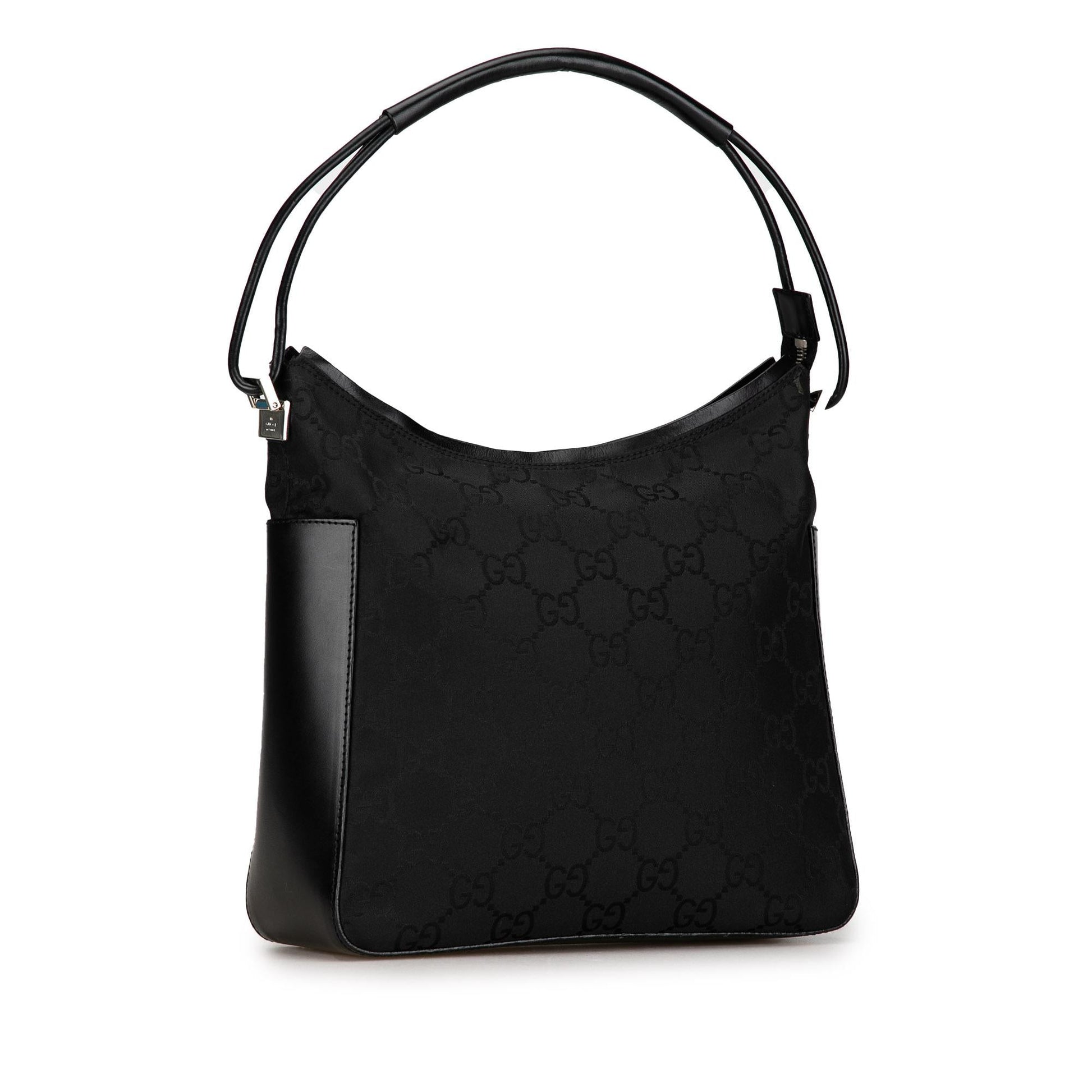 Gucci GG SHG-pSPER4 Nylon Calf Black Shoulder Bag