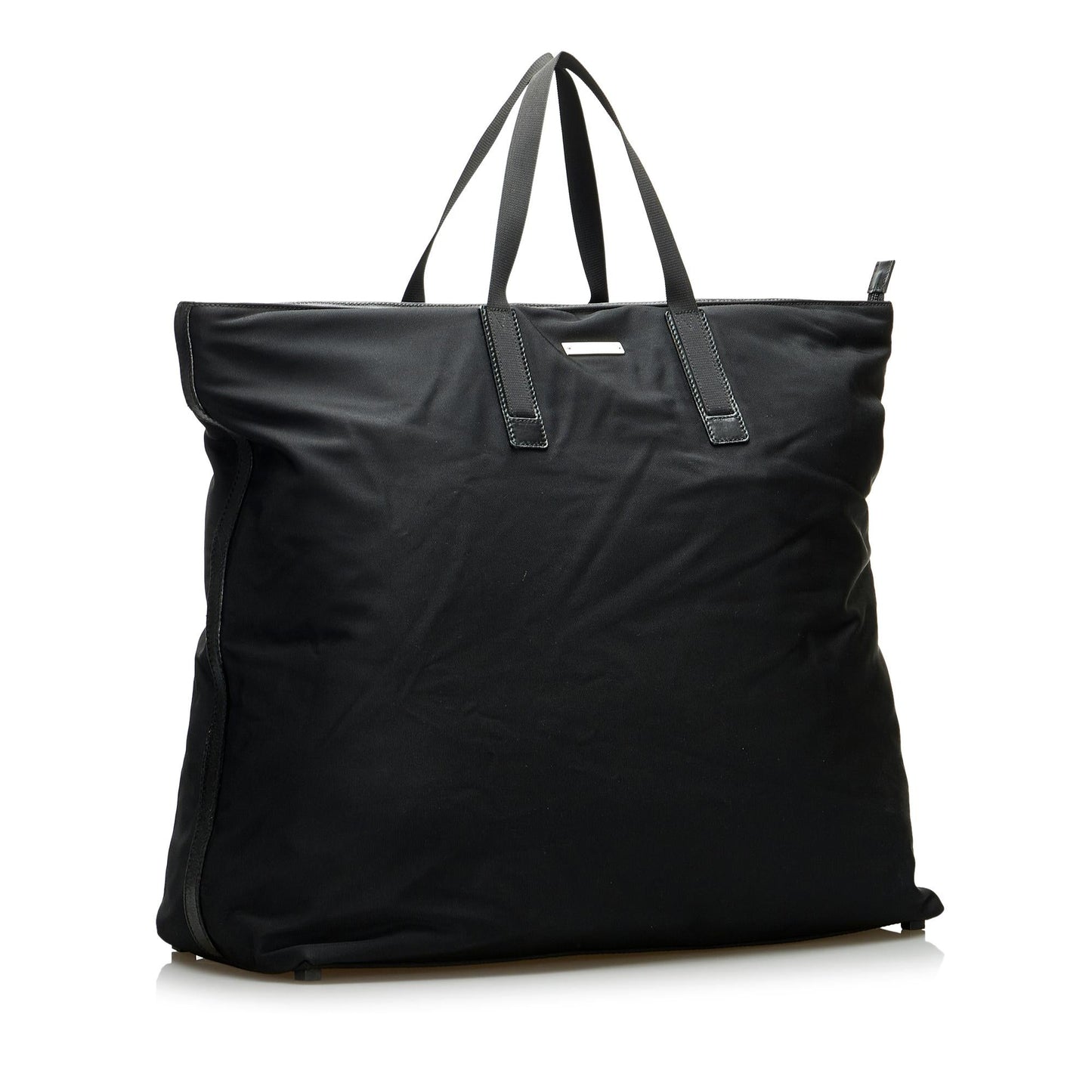 Gucci GG SHG-yzBx75 Nylon Black Tote Bag