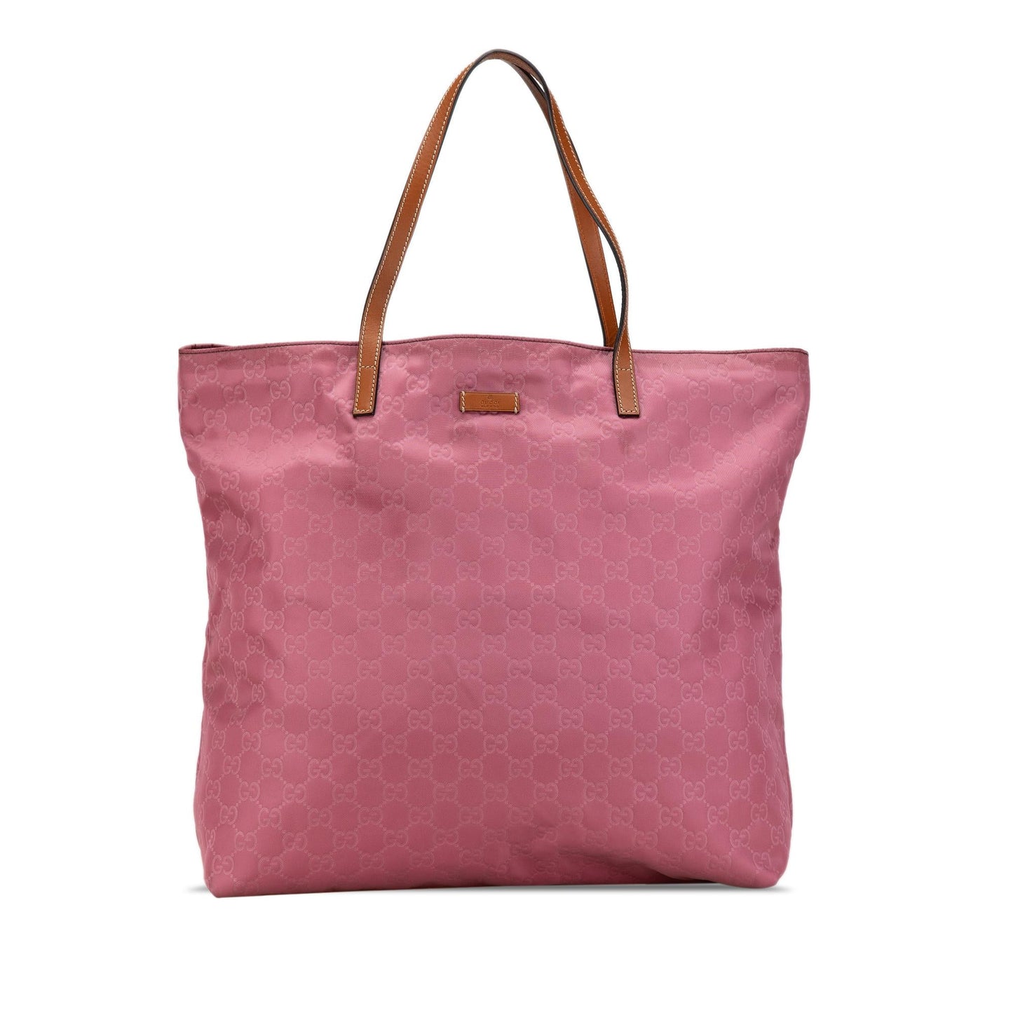Gucci GG Nylon Pink Tote Bag