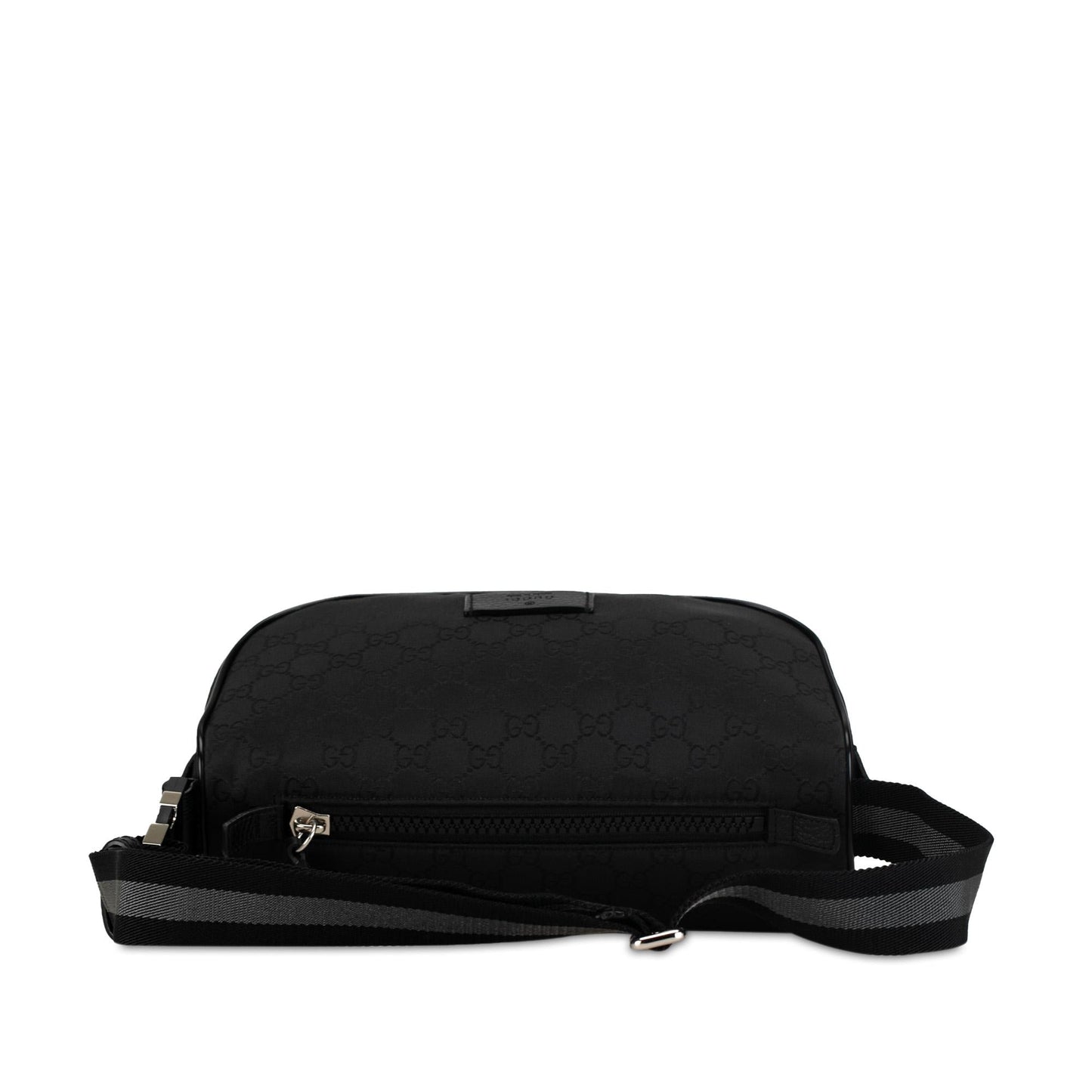 Gucci GG Web Belt SHG-ykUB9T Nylon Calf Black Accessory