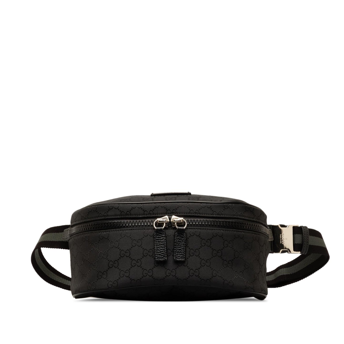 Gucci GG Web Belt SHG-Dj5AFO Nylon Black Accessory