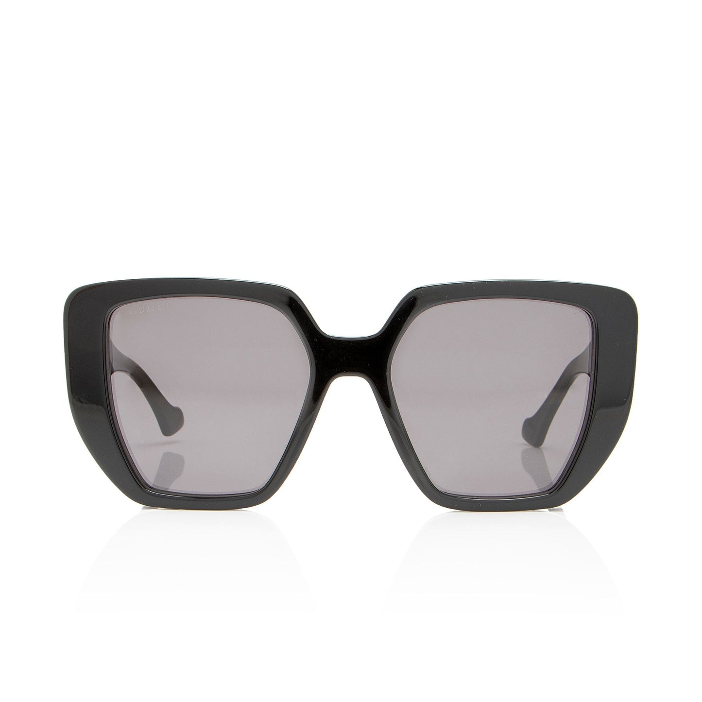 Gucci GG Oversized Rectangular Sunglasses Black Accessory