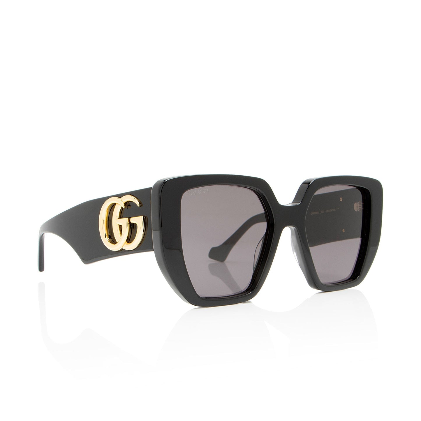 Gucci GG Oversized Rectangular Sunglasses Black Accessory
