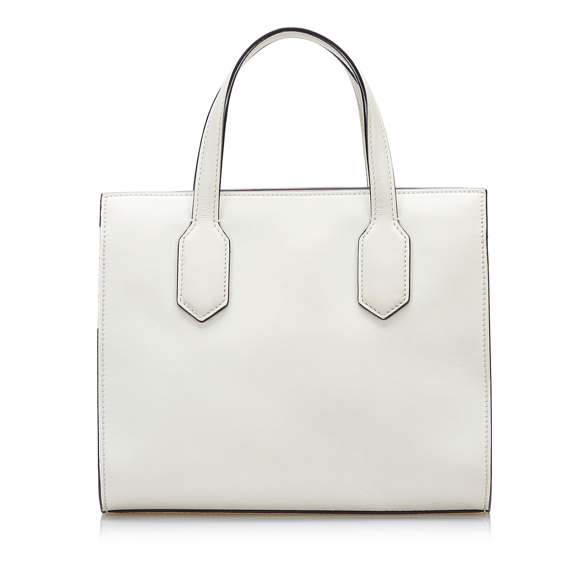Gucci GG Ribbon SHG-dC1kyI Calf White Satchel Bag