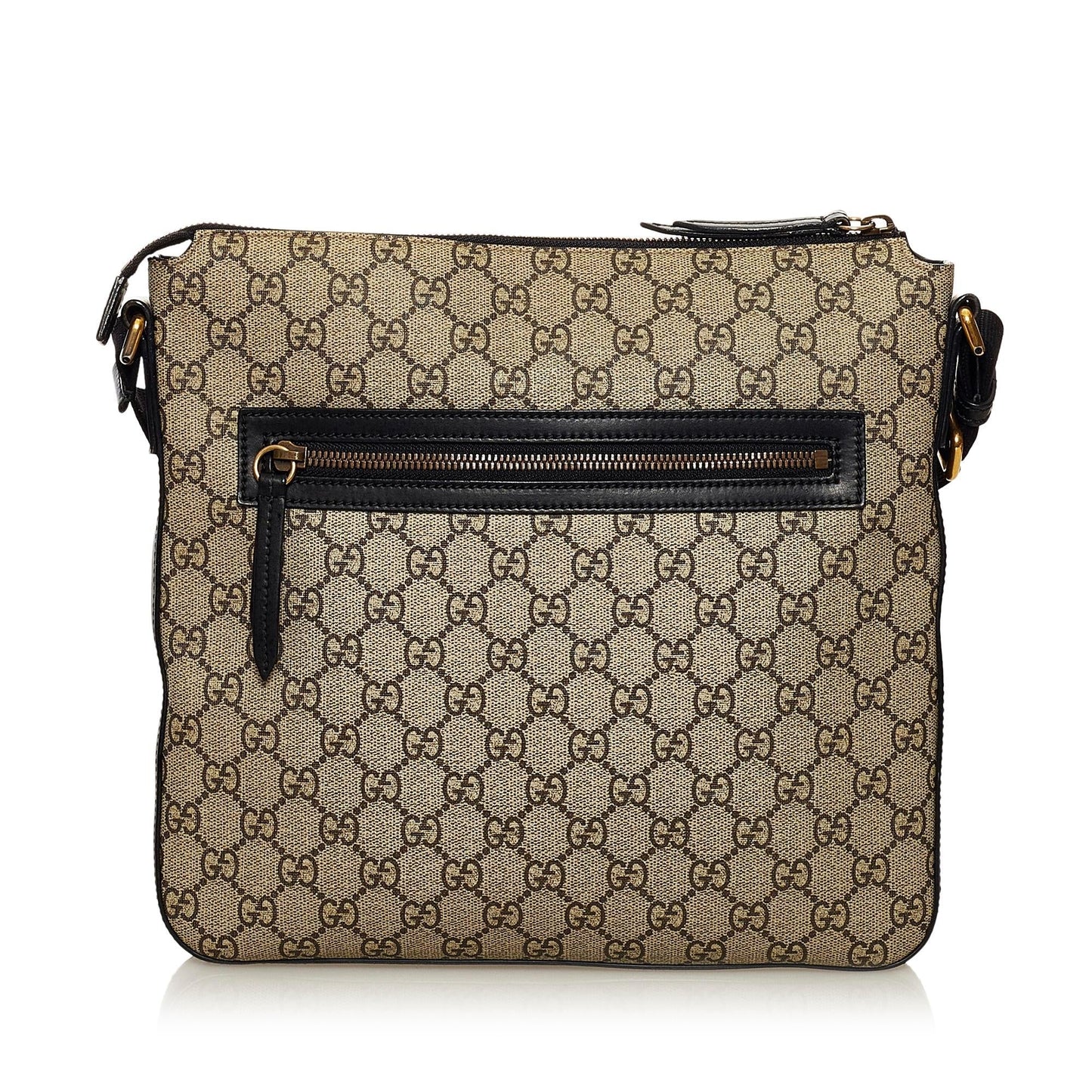 Gucci GG Supreme Angry Cat SHG Canvas Brown Crossbody Bag
