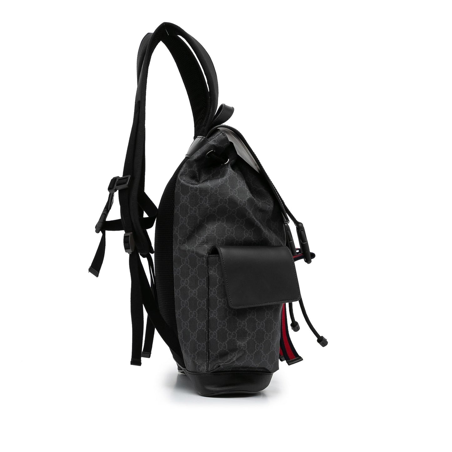 Gucci GG Supreme Backpack SHG-H4QGzy Canvas Black