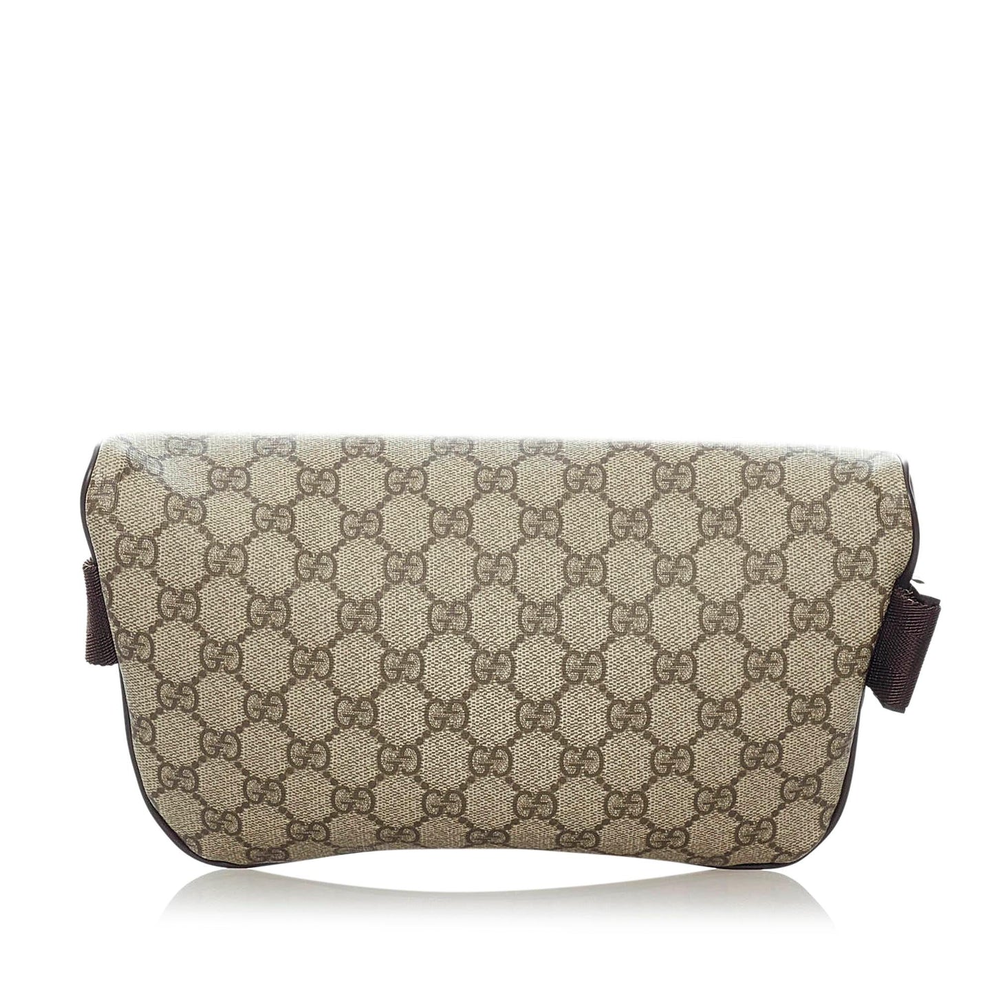 Gucci GG Supreme Belt SHG Canvas Brown Accessory 4