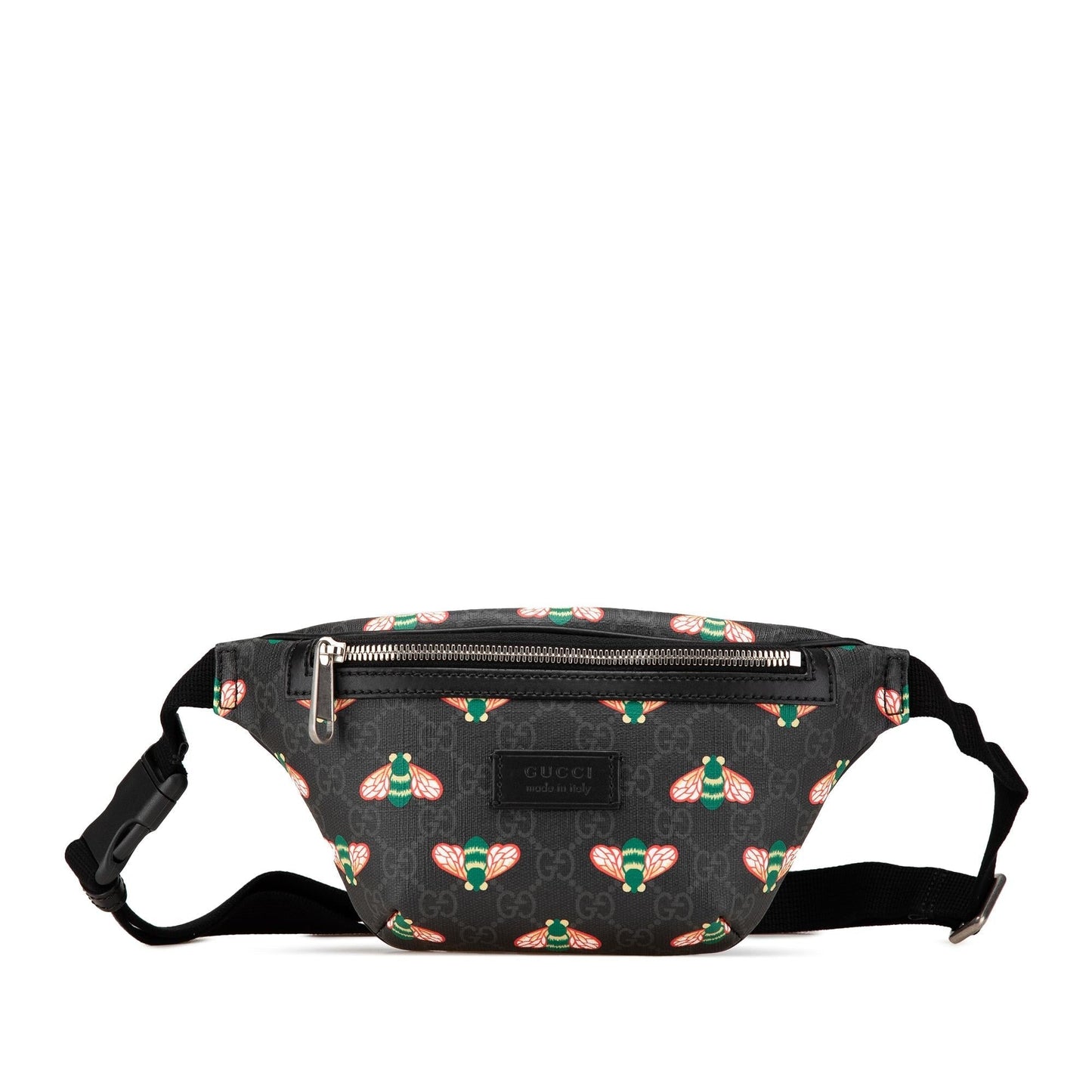 Gucci GG Supreme Bestiary Bee Belt Canvas Black Accessory