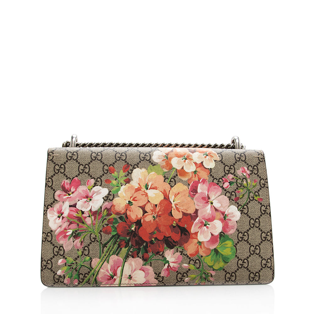 Gucci GG Supreme Blooms Dionysus SHF Canvas Suede Beige Pink Shoulder Bag 3