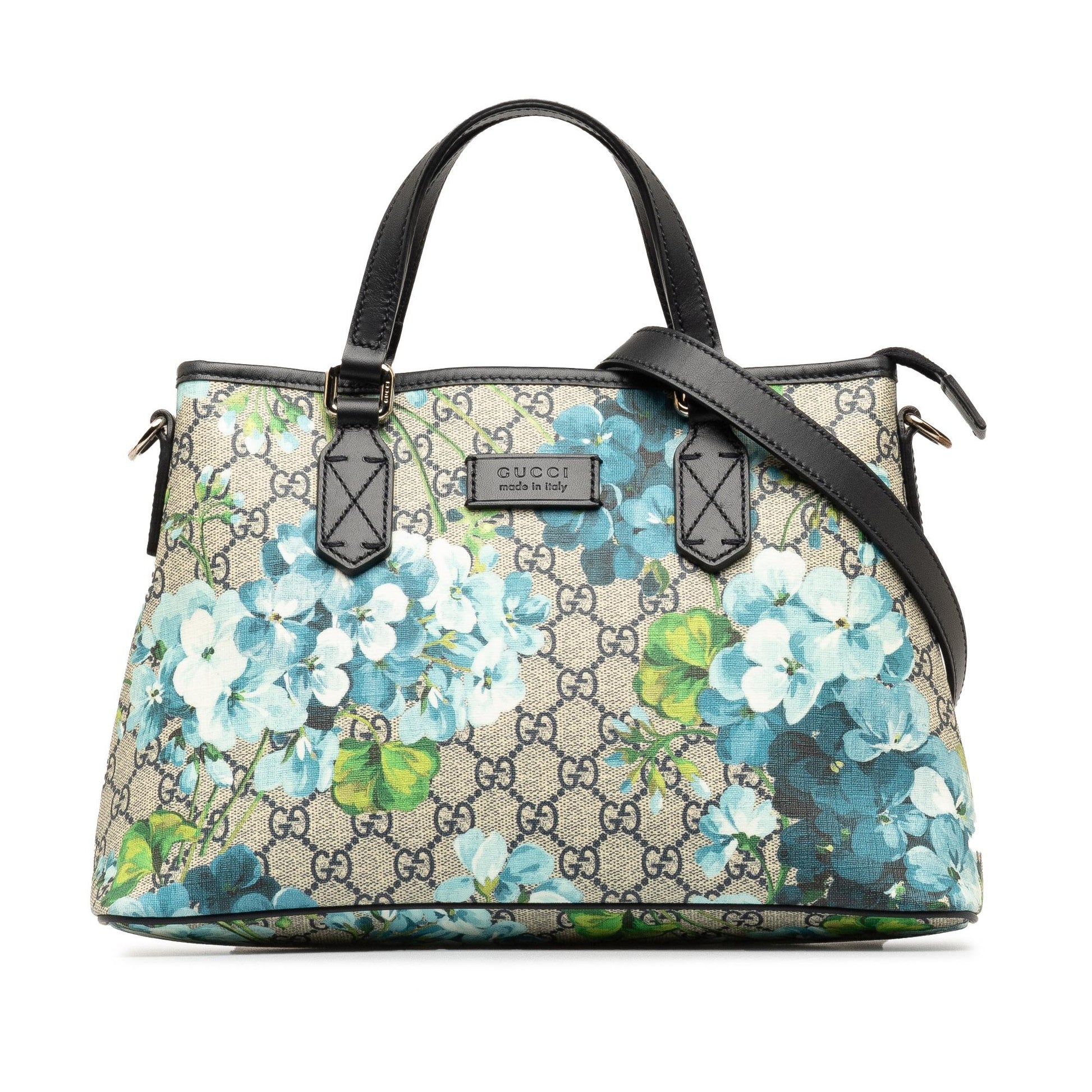 Gucci GG Supreme Blooms SHG-Vp8uFR Canvas Brown Satchel Bag