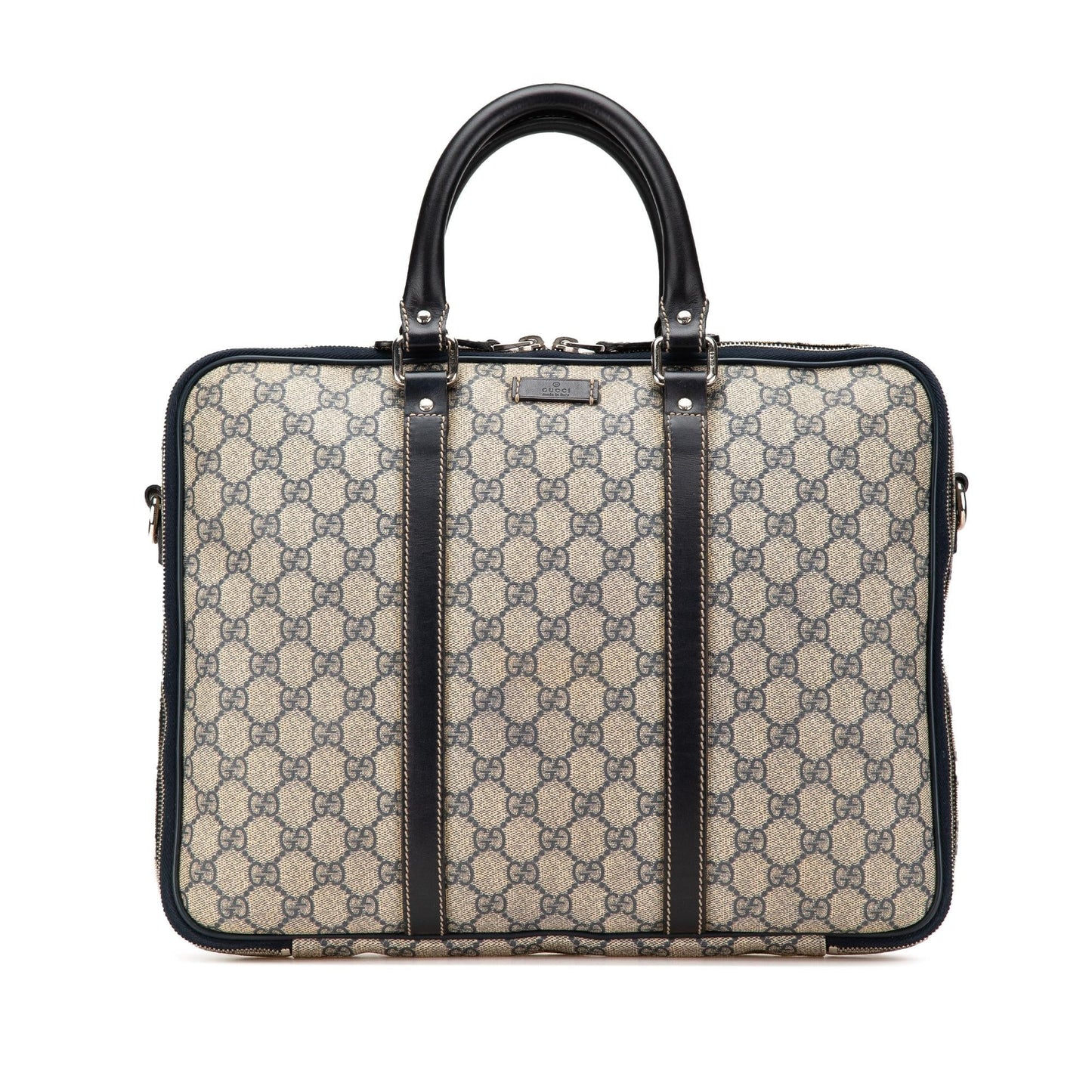Gucci GG Supreme Business Canvas Brown Tote Bag