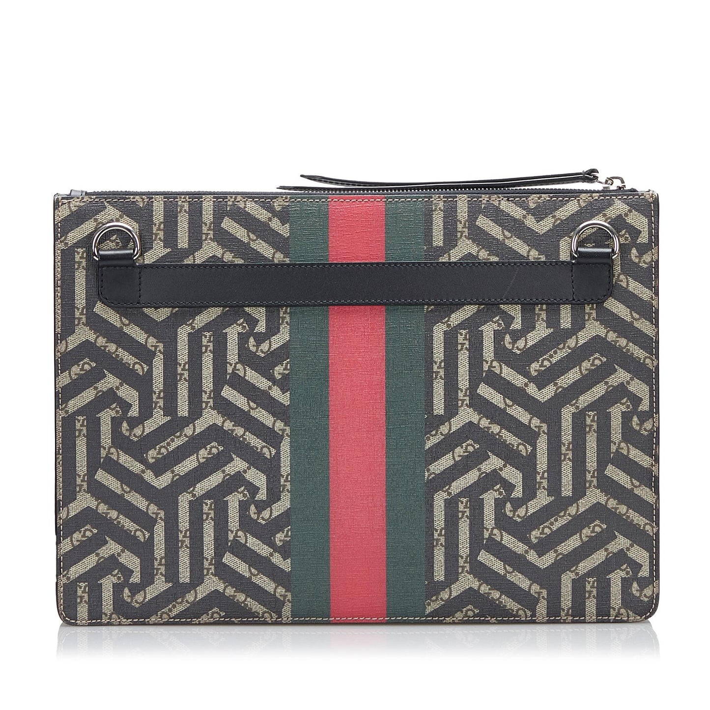 Gucci GG Supreme Caleido Web Bee Canvas Brown Crossbody Bag