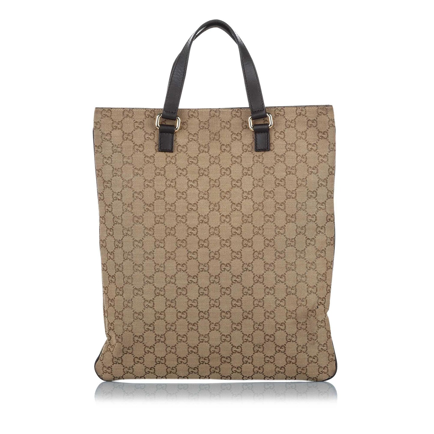 Gucci GG Supreme SHG Canvas Black Brown Tote Bag 3