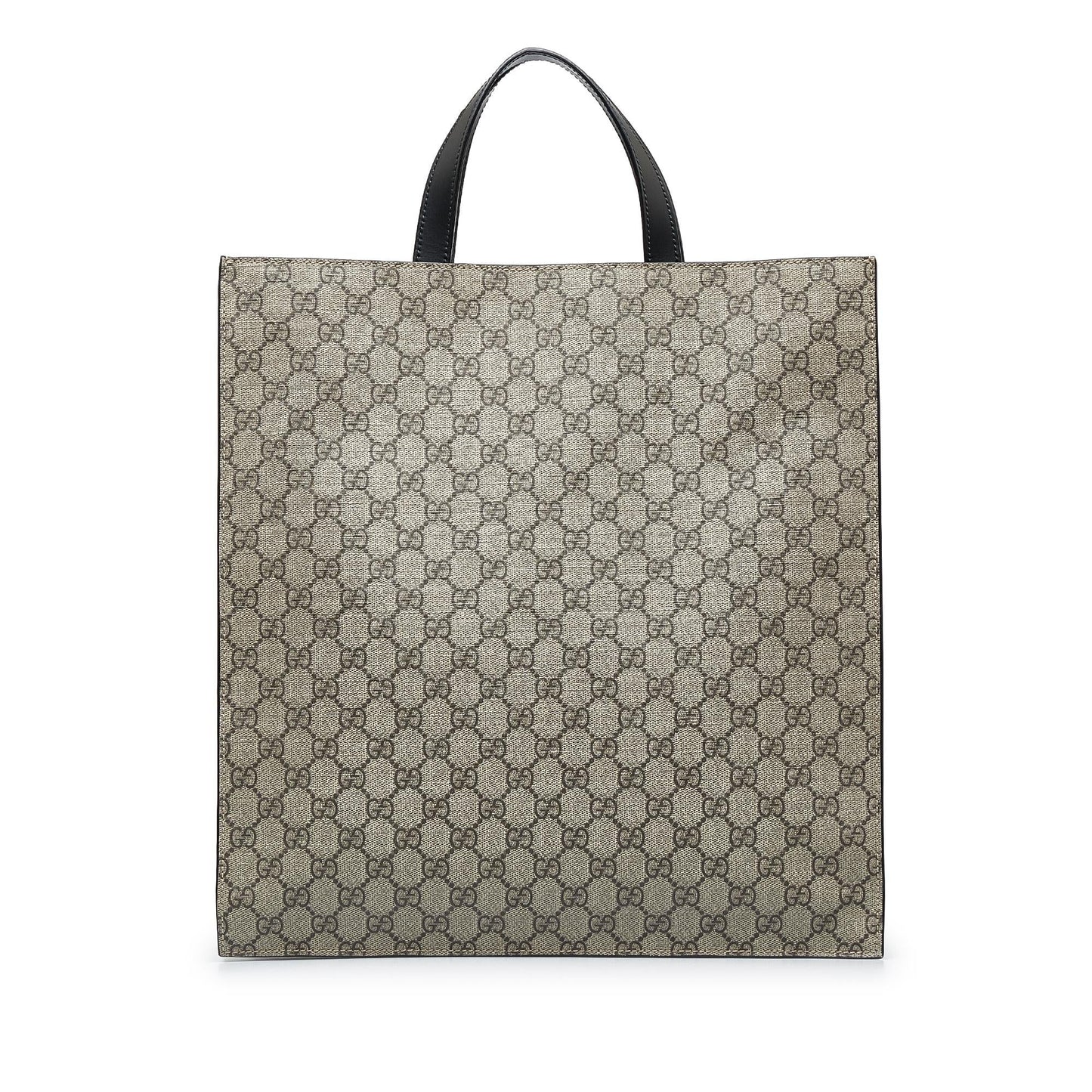 Gucci GG Supreme Convertible Soft SHG-LYYsLU Canvas Brown Tote Bag