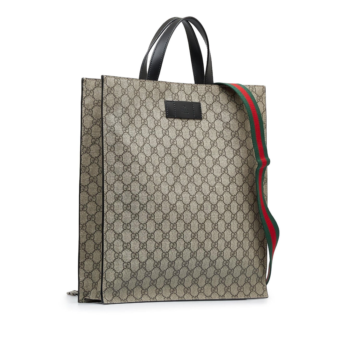 Gucci GG Supreme Convertible Soft SHG-LYYsLU Canvas Brown Tote Bag