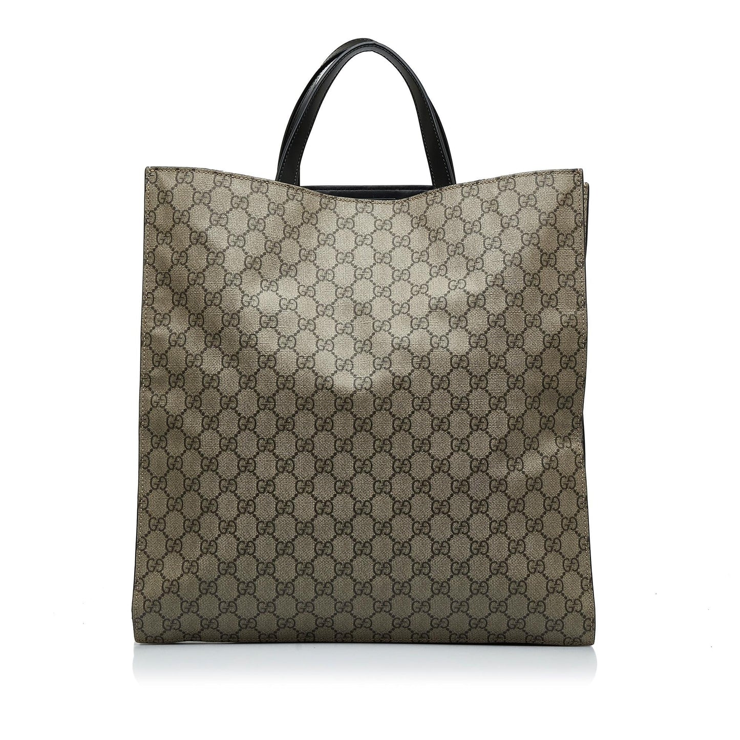 Gucci GG Supreme Convertible Soft SHG-j1BCpq Canvas Brown Tote Bag