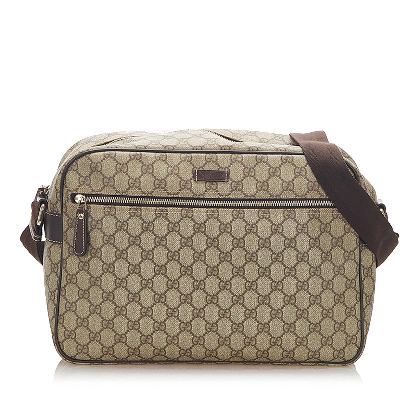 Gucci GG Supreme SHG Canvas Brown Crossbody Bag 5