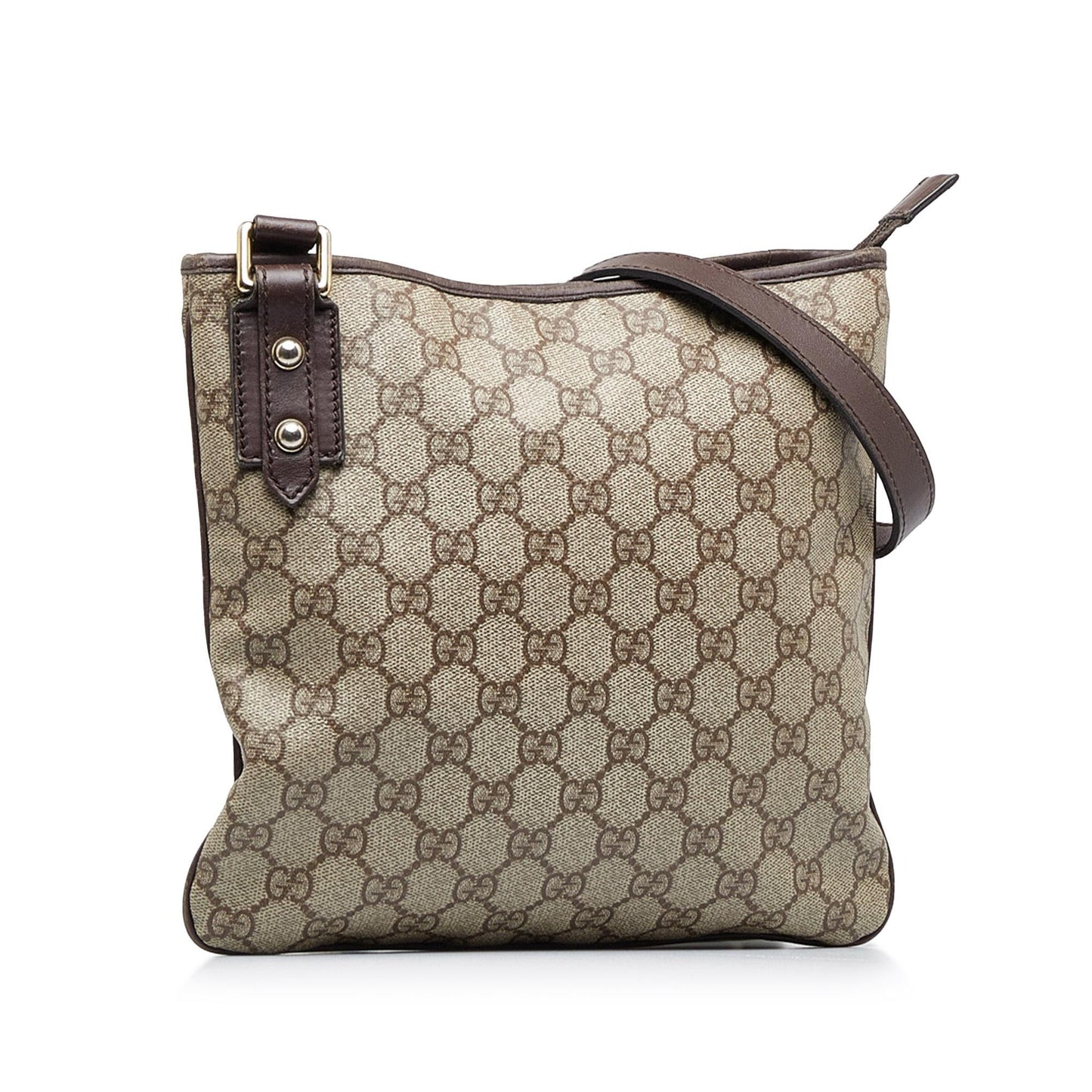 Gucci GG Supreme SHG-iFtrNf Canvas Brown Crossbody Bag